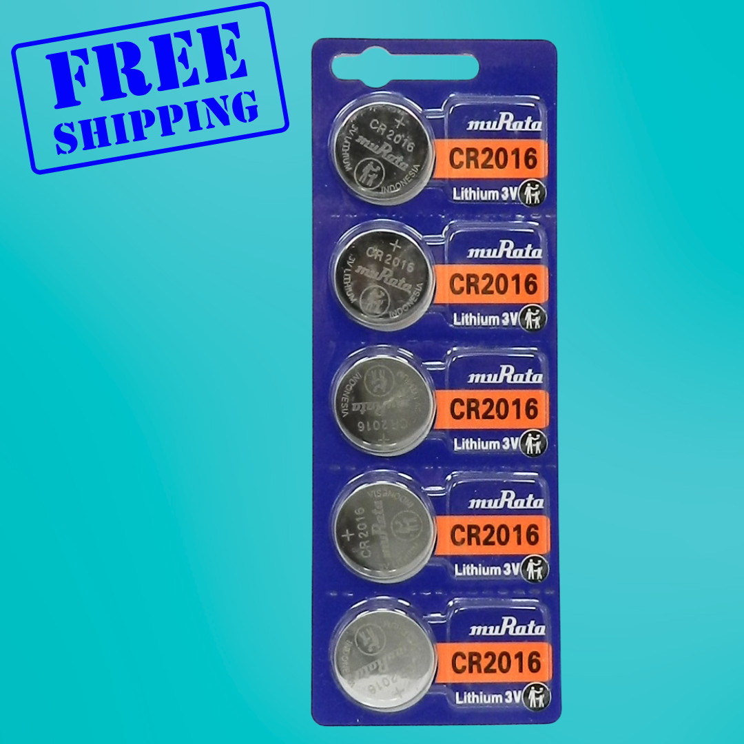 Murata / Sony CR2016 LITHIUM 3V BATTERY – 5Pcs