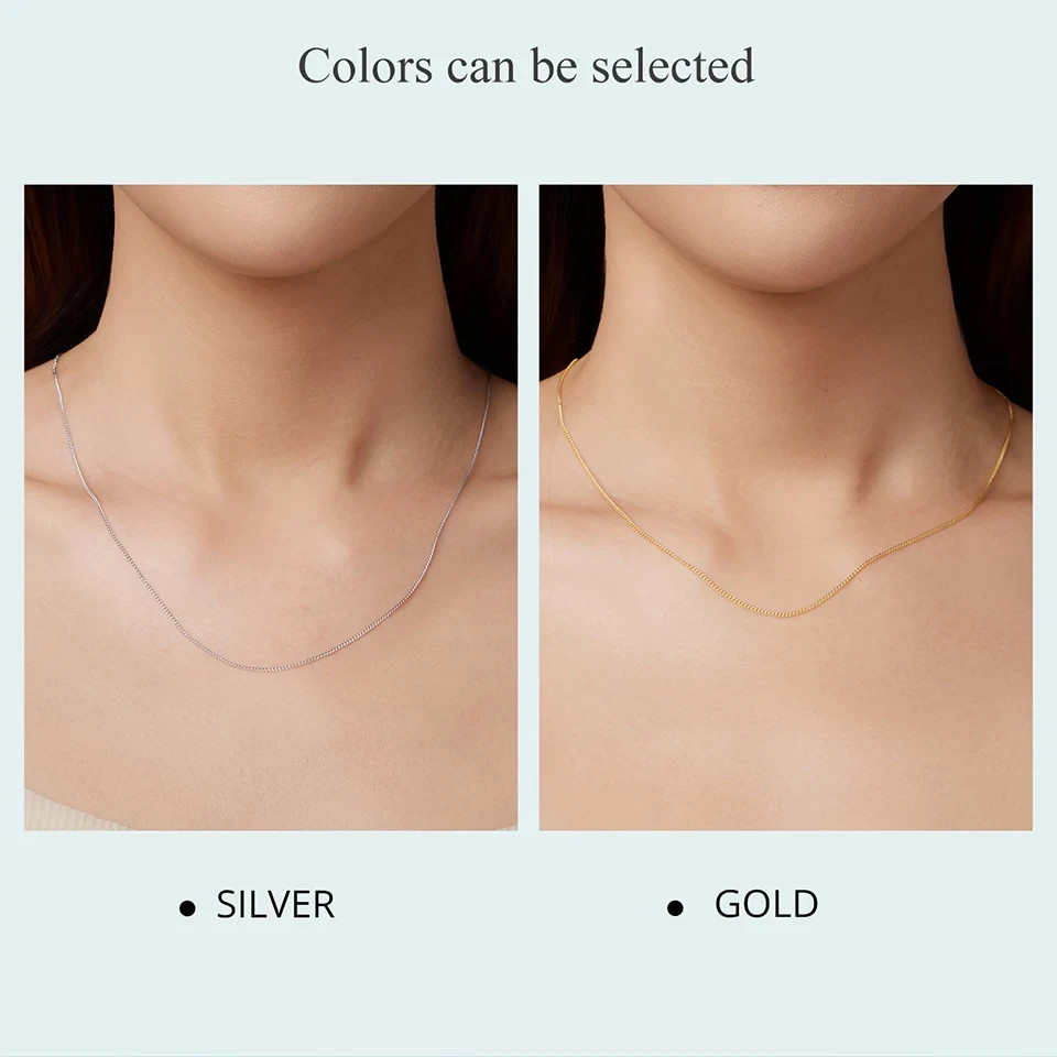 925 Sterling Silver Chain Necklace All Sizes Stamped .925 – Free Shipping USA