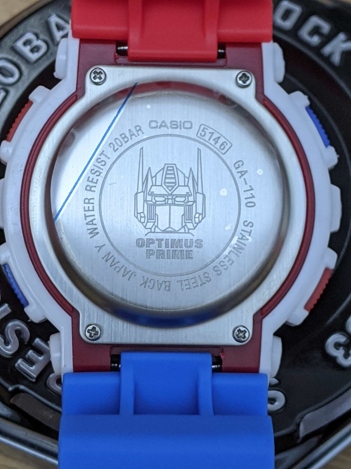 Casio G-SHOCK GA-110 Transformers Optimus Prime Analogue-Digital Limited Watch