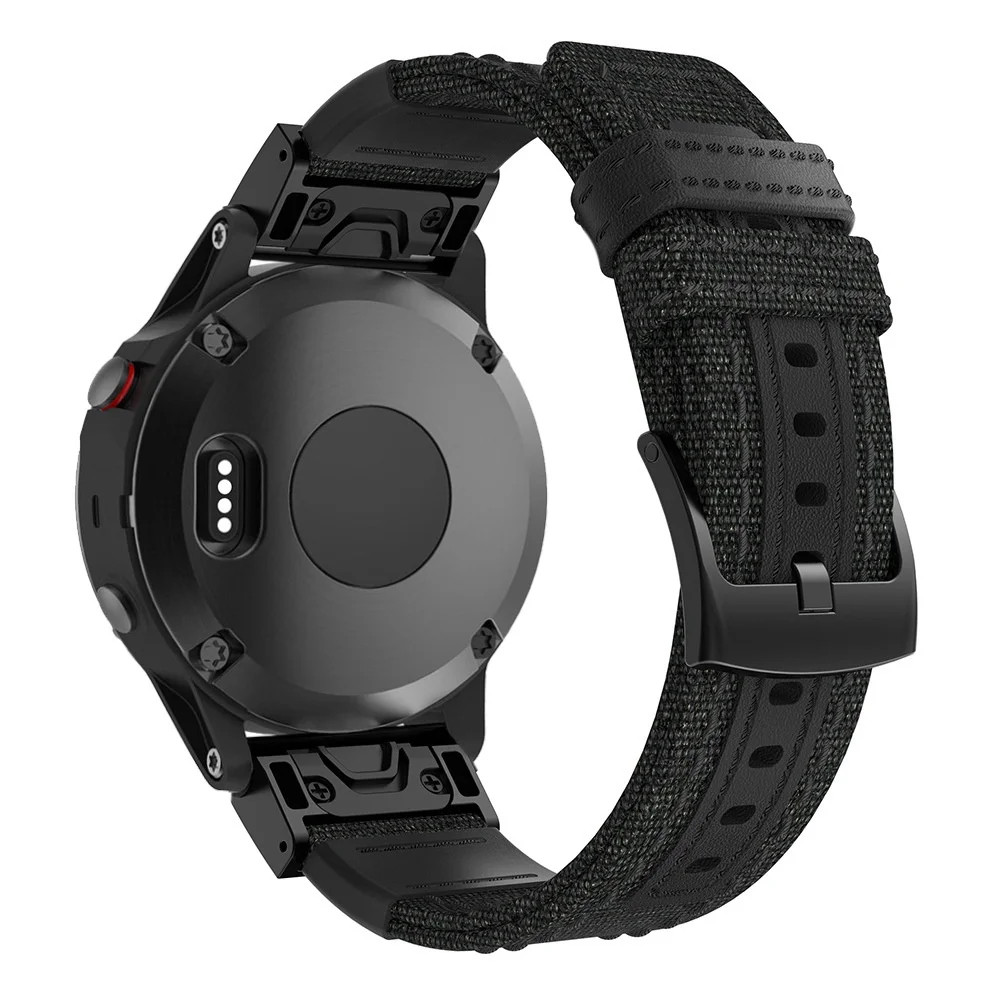 26mm Quick Fit Nylon Watch Band Strap For Garmin Fenix 8 51MM 7X/6X/5X/Plus/3