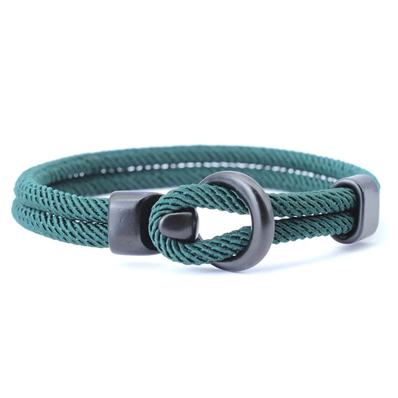 New Men Apparel Accessories Bracelet Bilayer Milan Rope Nautical Wrap Rope