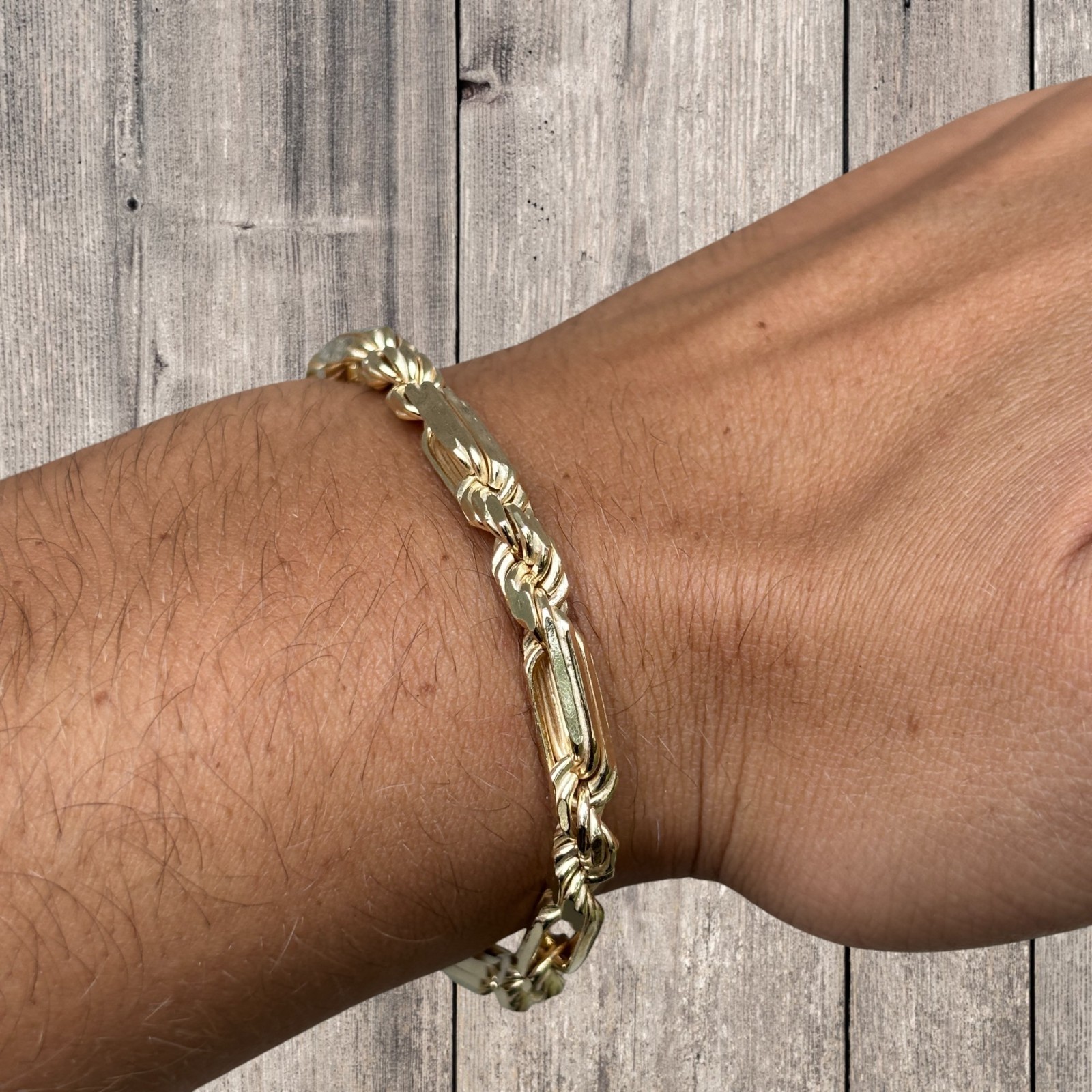 6mm Figarope Milano Bracelet – Solid 925 Sterling Silver Or 14k Gold Vermeil