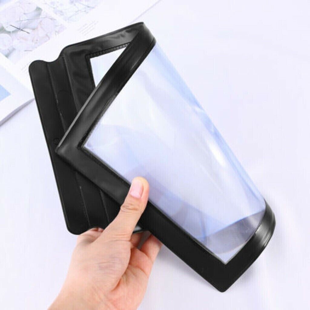 Full Page Magnifier Sheet 4x Big Large Magnifying Glass Reading Book Aid Lens ^^