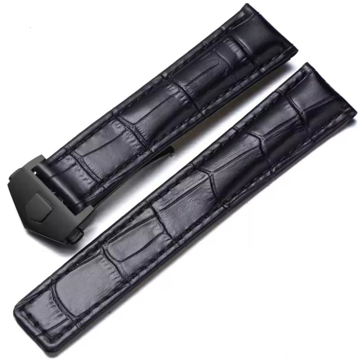 19-20-22mm Leather Watch Band Strap Made For Tag Heuer Carrera Calibre Monaco