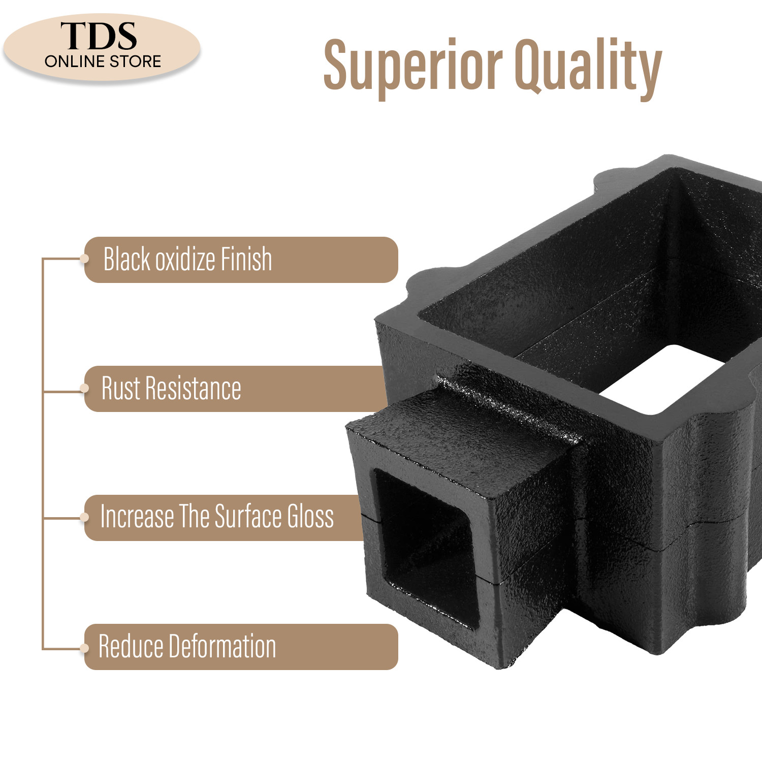 Cast Iron 2-Part Flask Mold With Delft Sand Casting Jewelry Making Tool