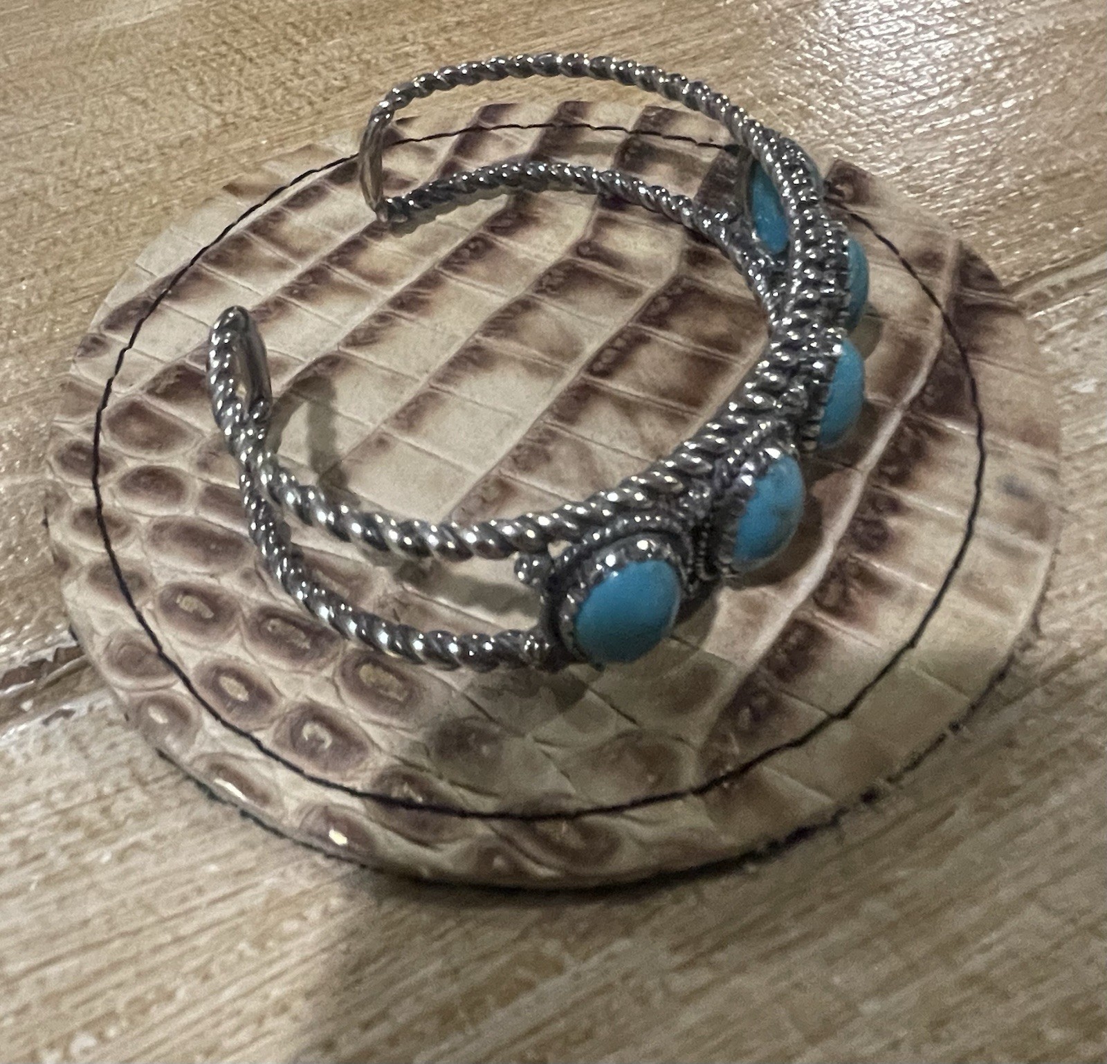 Carolyn Pollack Turquoise Sterling Silver Cuff Bracelet
