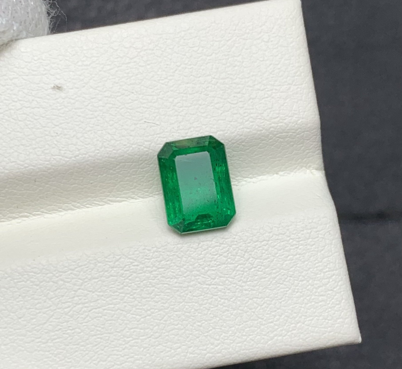 2 Ct Natural Emerald Dark Green Color Emerald Cut Loose Gemstone From Zambian