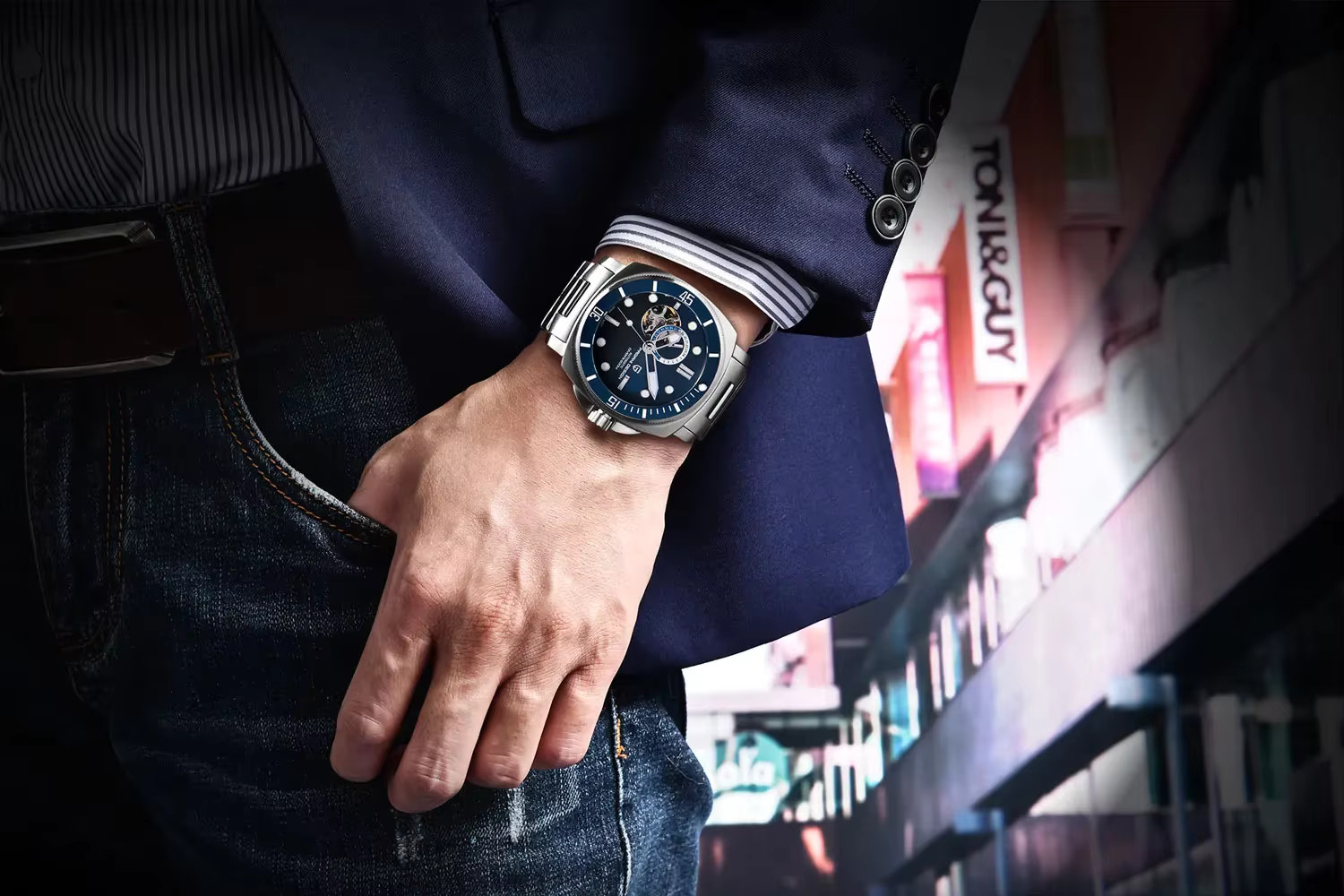 43MM Men’s Automatic Mechanical Watch NH39 200M 20ATM Waterproof Sapphire glass