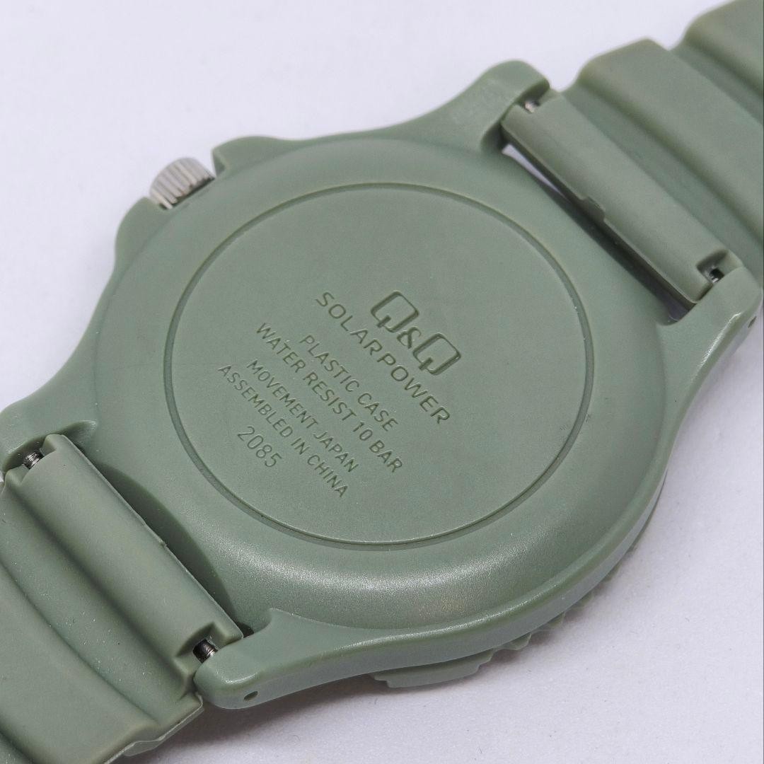 CITIZEN Q&Q E02A-005VK Solar Watch Men’s Gray 100M 10Bar Waterproof Analog Japan