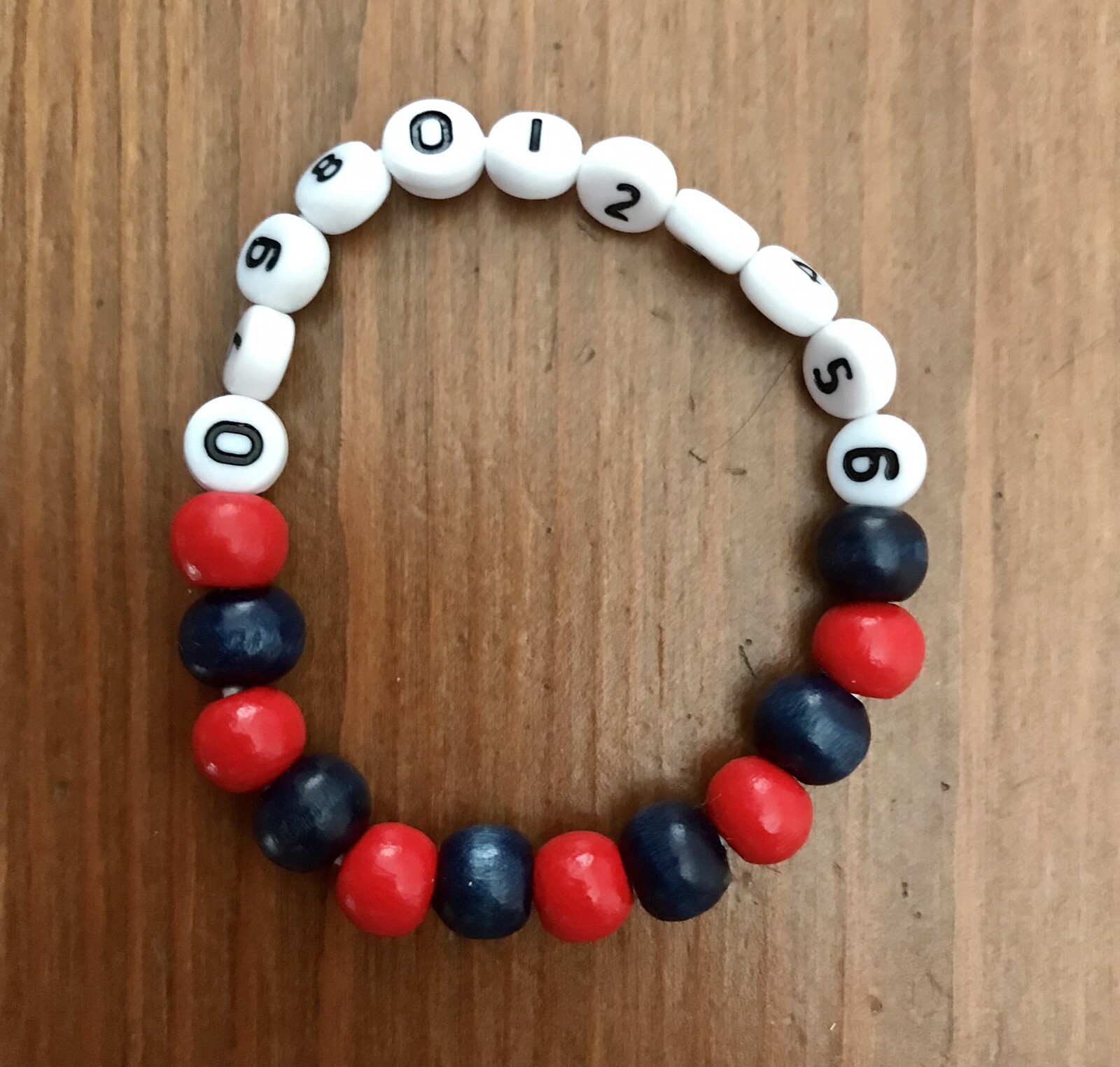 Child’s lost found security safety identity Id bracelet mobile telephone number