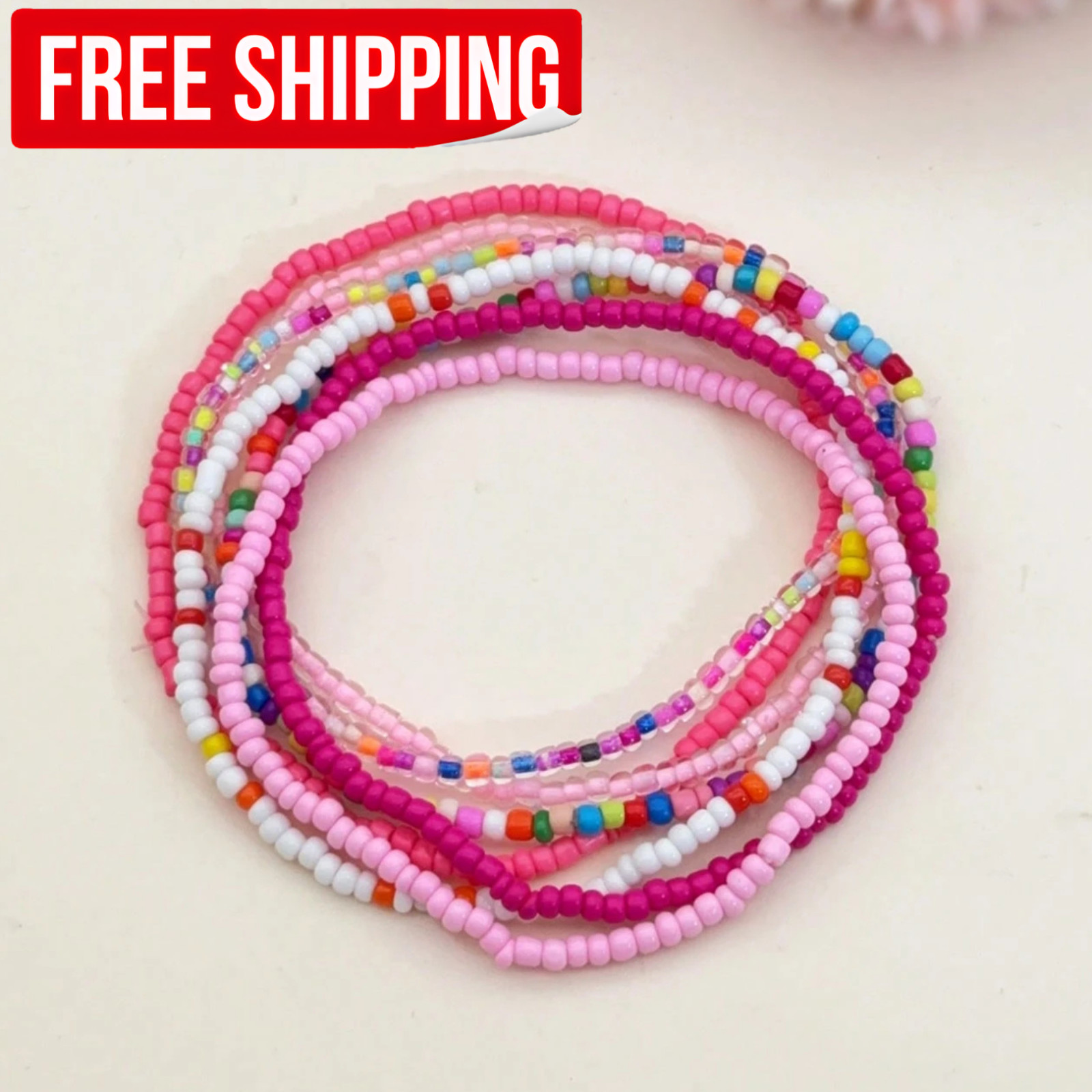 Boho Handmade Beaded Anklet Bracelet Adjustable Beach Summer Anklet for Women US