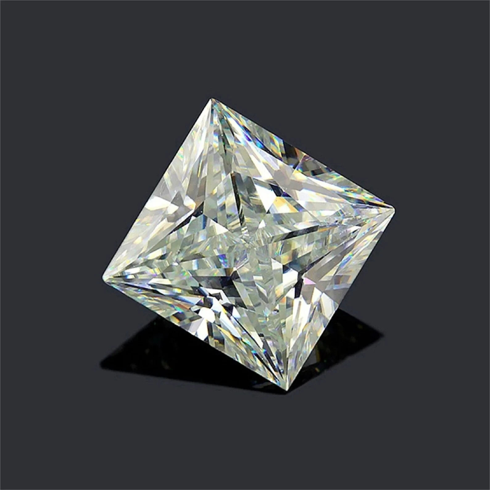 Princess Cut Diamond Stone Square Loose Stone 1.00 Ct To 6.00 Ct