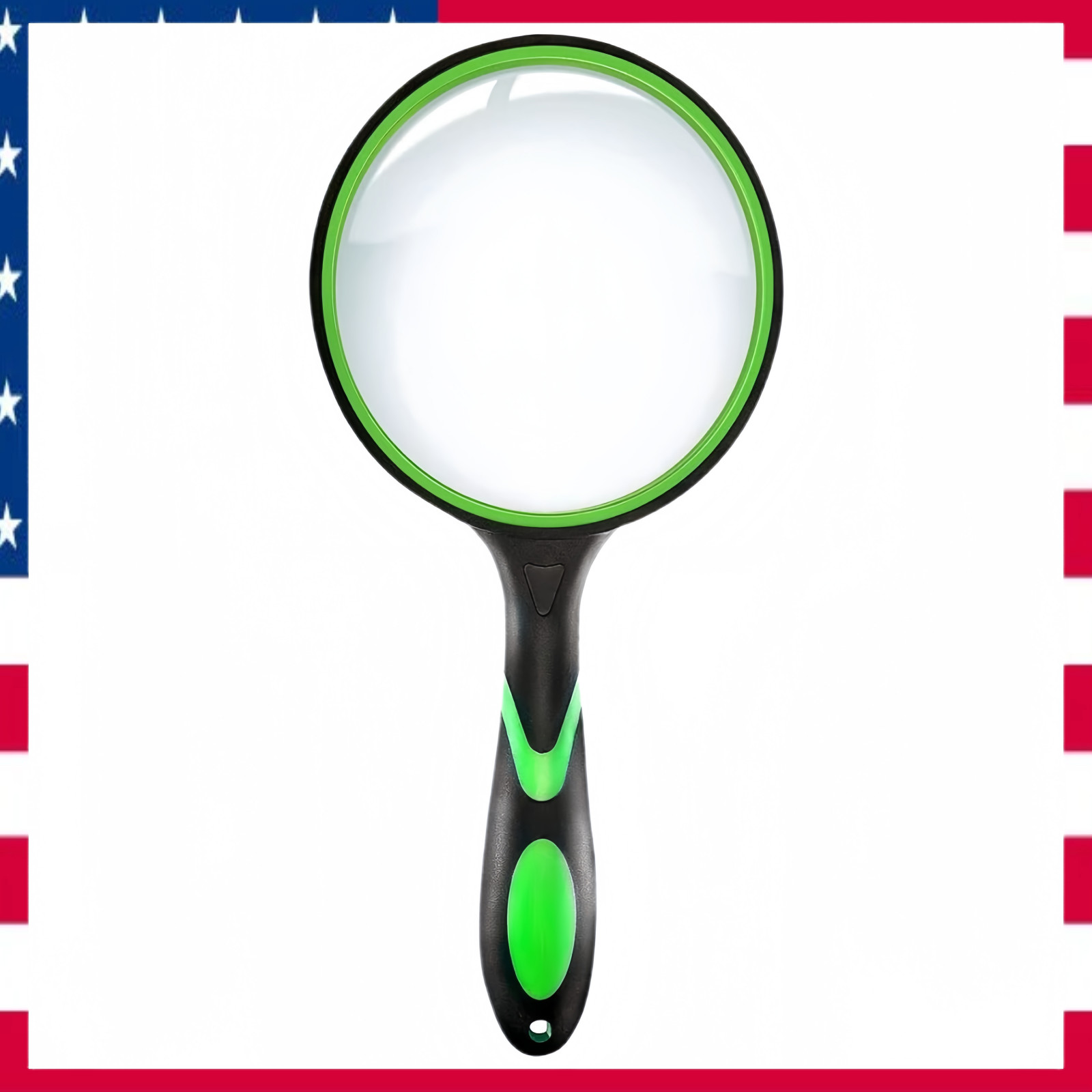 Large Magnifying Glass 10X Handheld Reading Magnifier for Seniors & Kids – 50MM