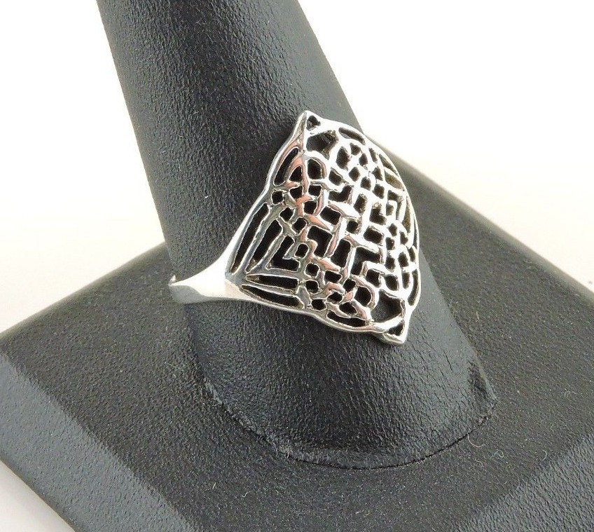 Sterling Silver Celtic Endless Knot Ring
