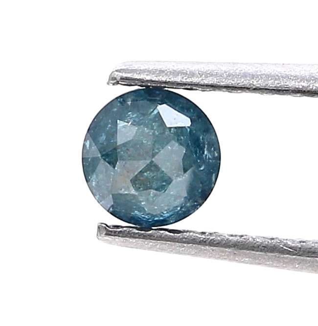 Diamond Natural Fancy Round Shape 0.25carat Blue Color