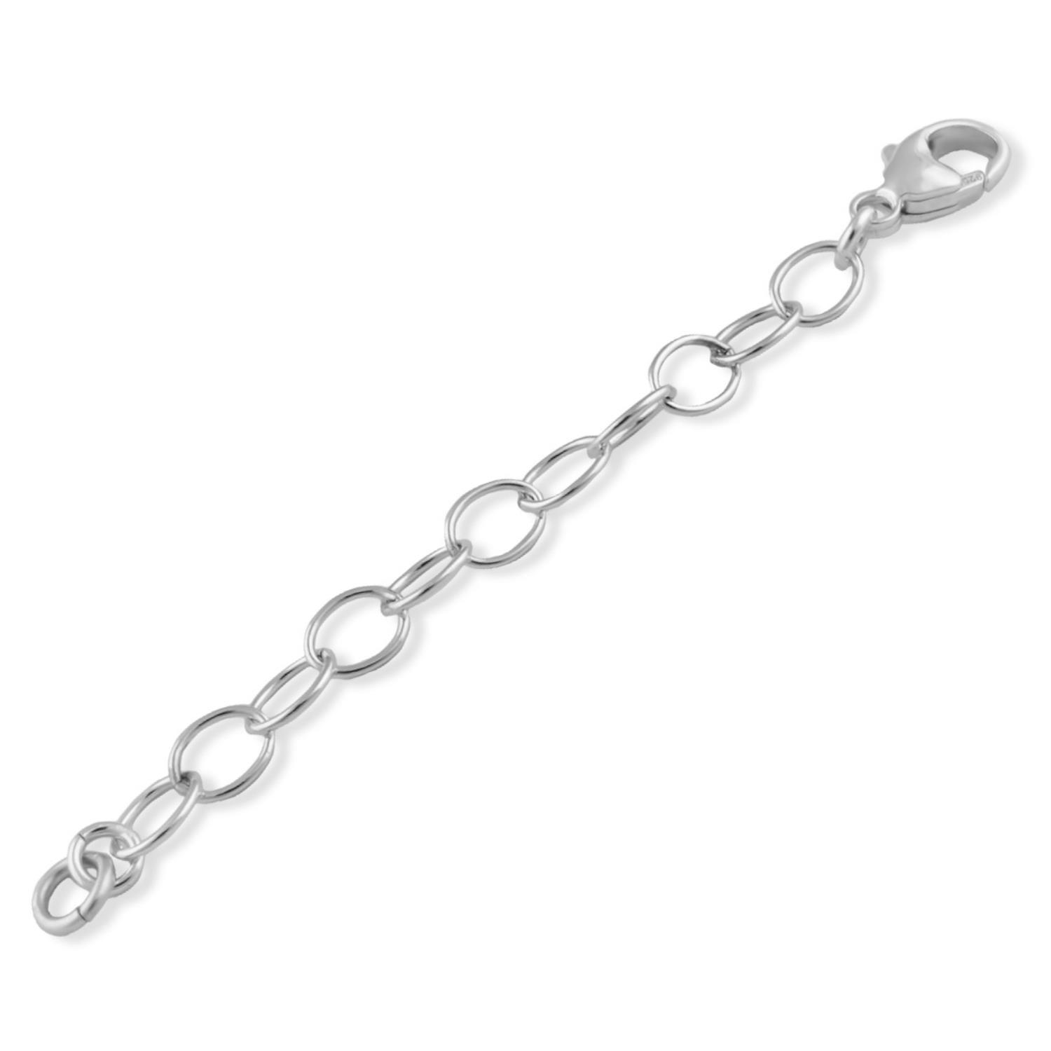 Sterling Silver 5mm Necklace Extender Chain 2″, 3″, 4″, 5″, 6″