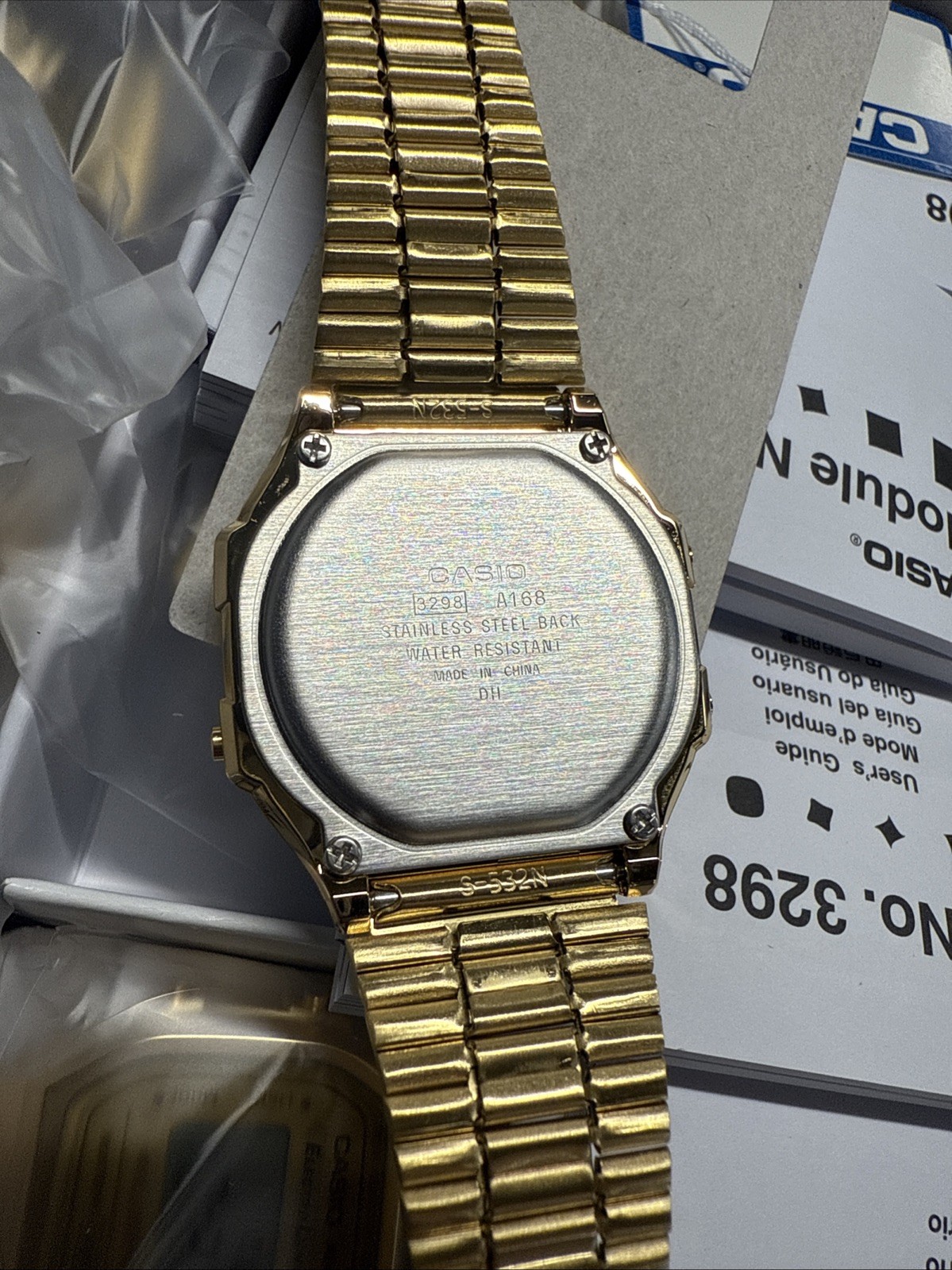 Casio A168WG-9W Gold Tone Vintage Digital Watch New Authentic w/ Box