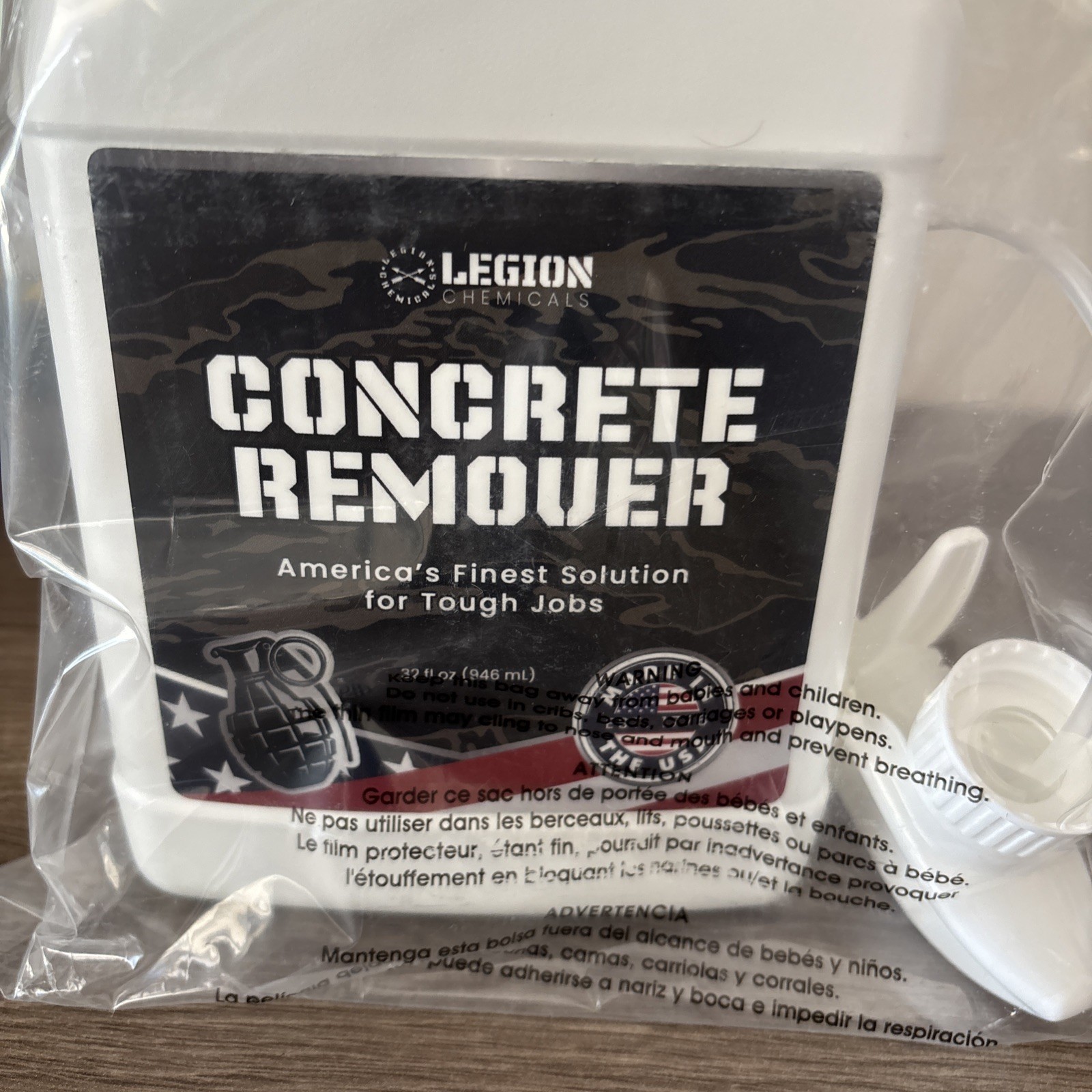 Legion Chemicals Heavy Concrete Remover – Dried 32 Fl Oz (Pack of 1)