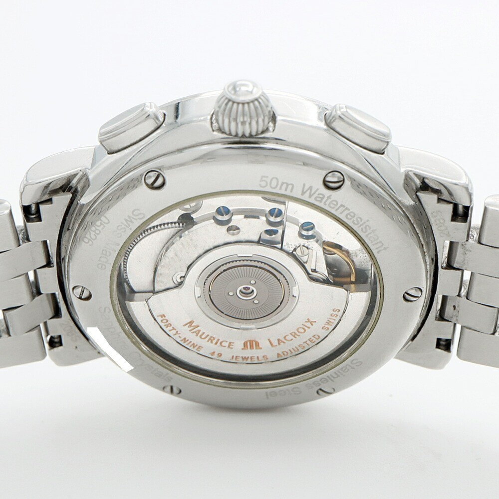 Maurice Lacroix Masterpiece Flyback Chronograph Big Date Auto 40mm Watch