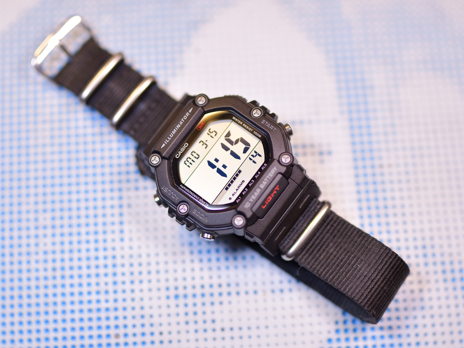 Tough Resin Strap Adapter For Casio AE1600 Digital Series Watch
