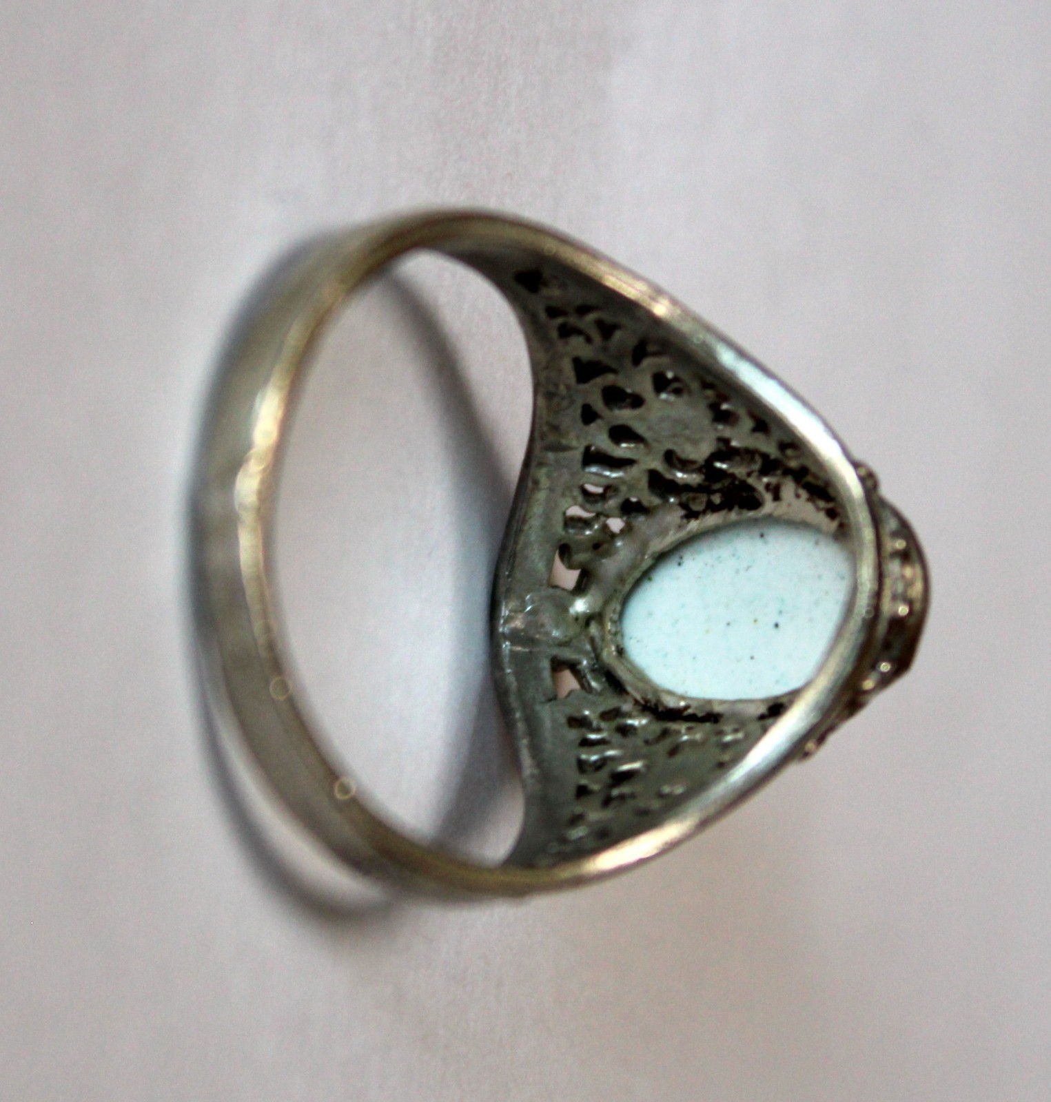 Vintage Russian Hand Painted Enamel Rings 4 Variation Finift Technique #77,83,95
