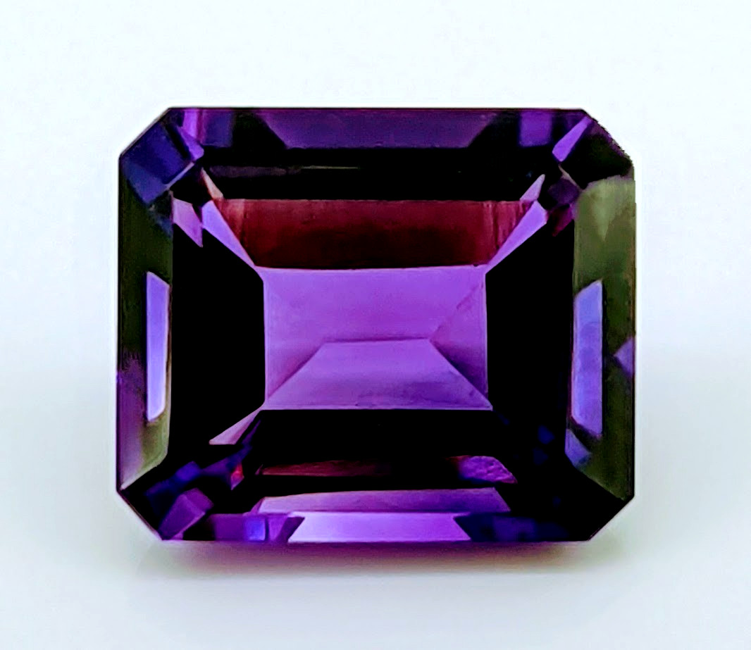 Natural Extra Fine Vivid Purple Amethyst Emerald Cut AAA+ Africa 5x3mm – 16x12mm