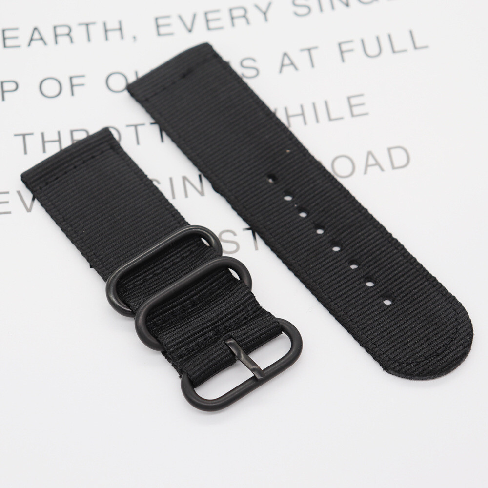 Thicked Sailcloth Nylon Watch Strap Military Mens Sport Band 26/28mm Universal