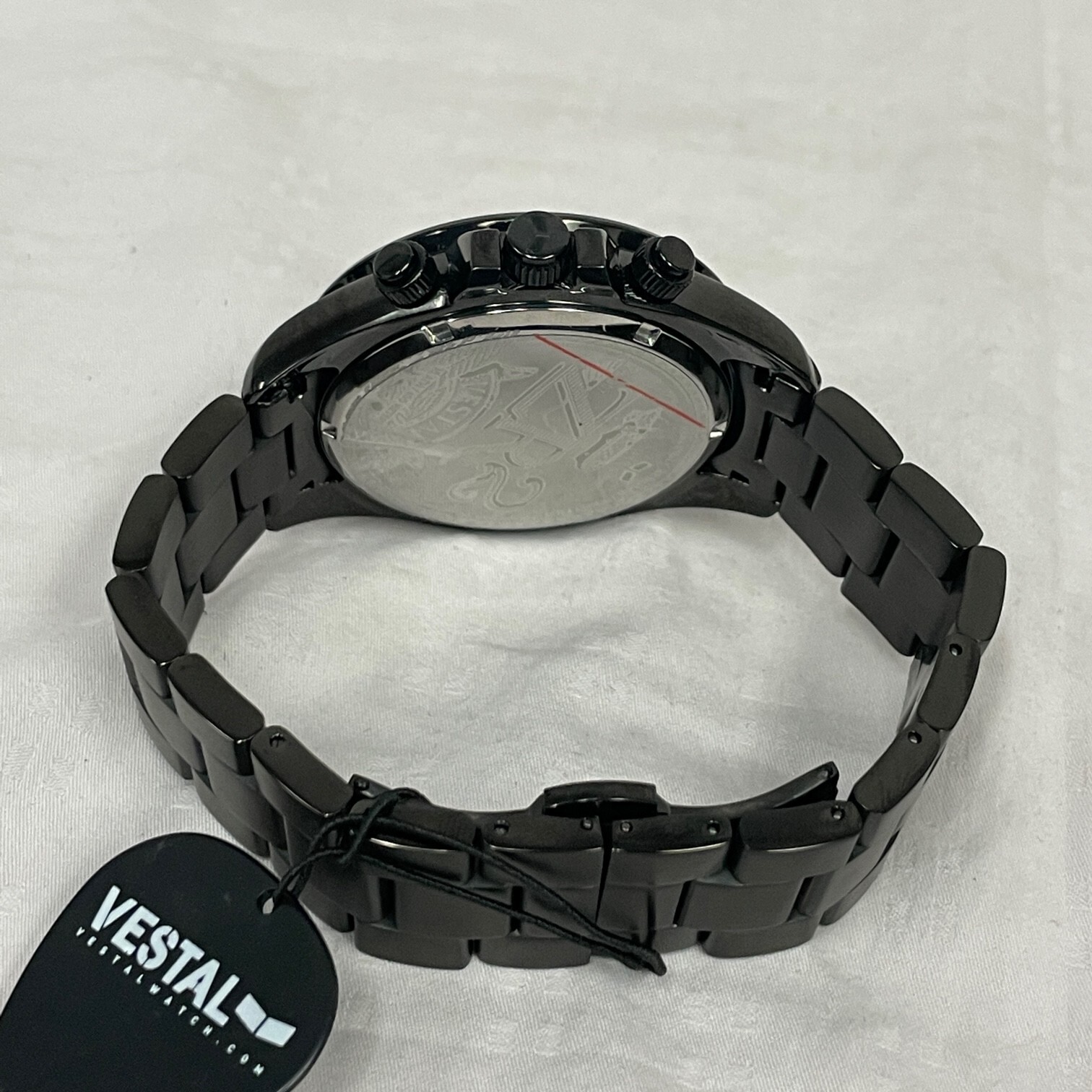 Vestal Adult Men’s ZR2 Chronograph Watch Brushed Black/Black ZR2007