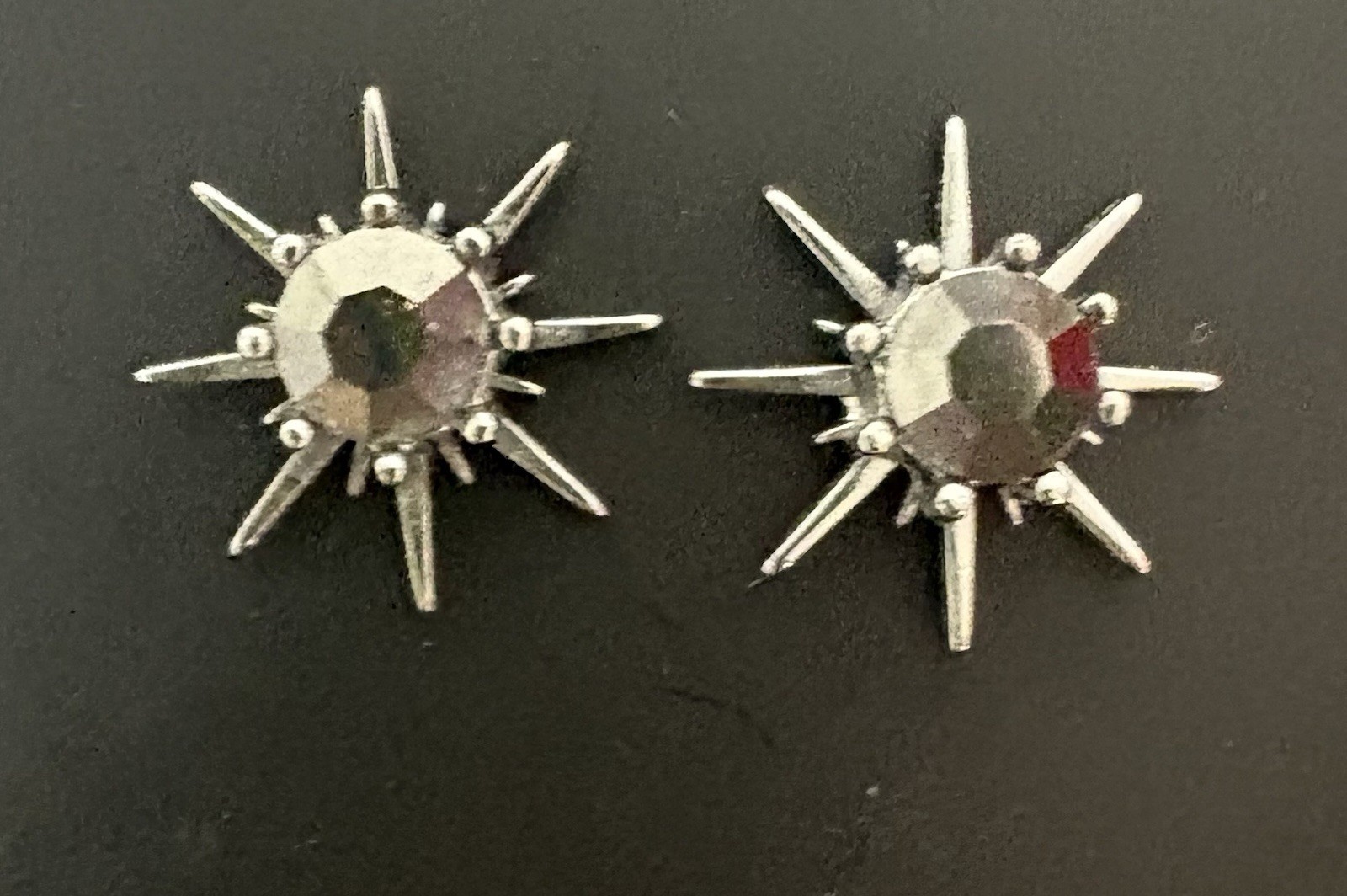 Simply Vera Vera Wang Silver Tone Starburst Crystal Rhinestone Stud Earrings Set