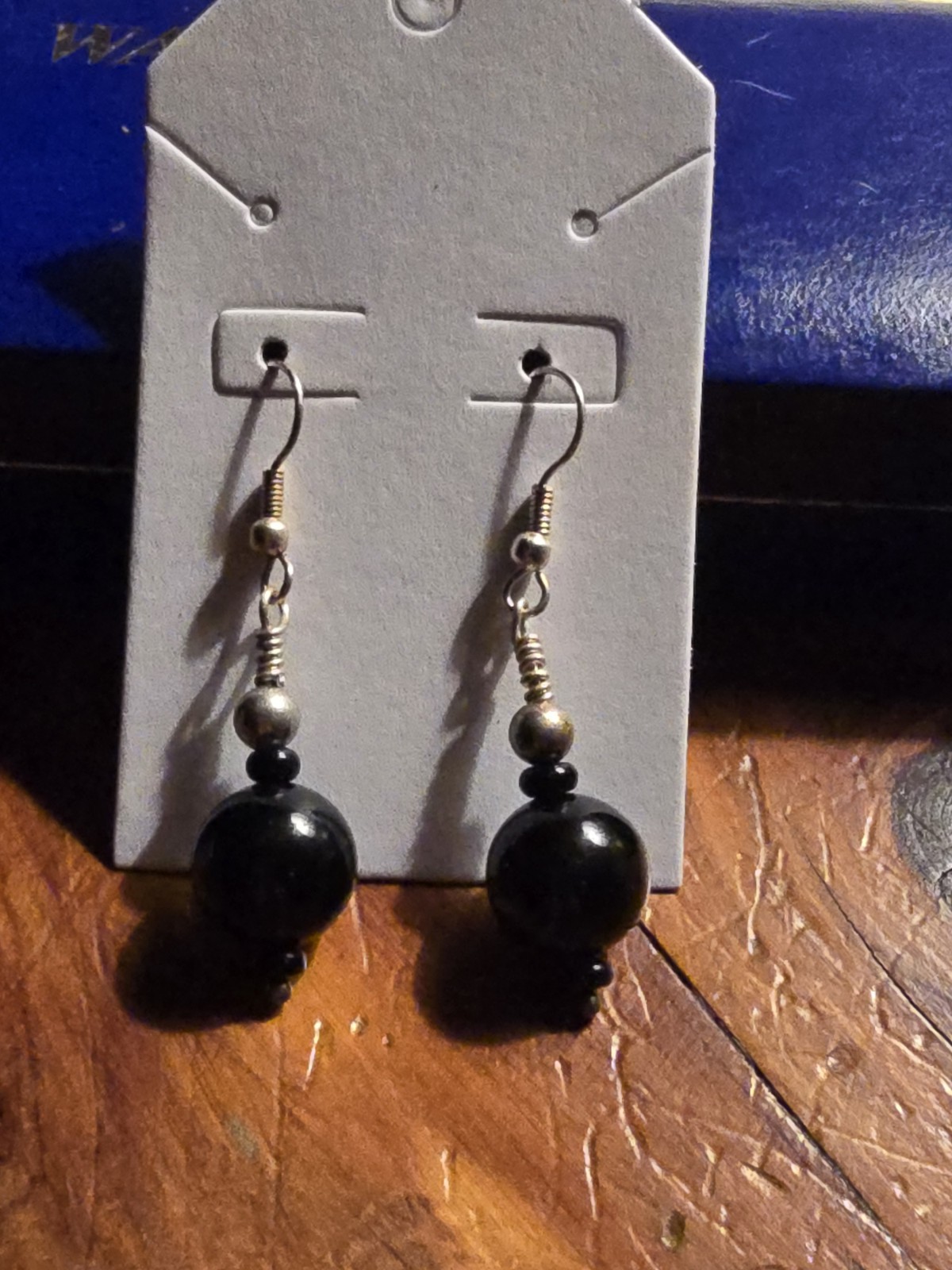Mixed Lot Dangle/Drop Hook Earrings, Beaded Wood & Metal, Multicolor Cross