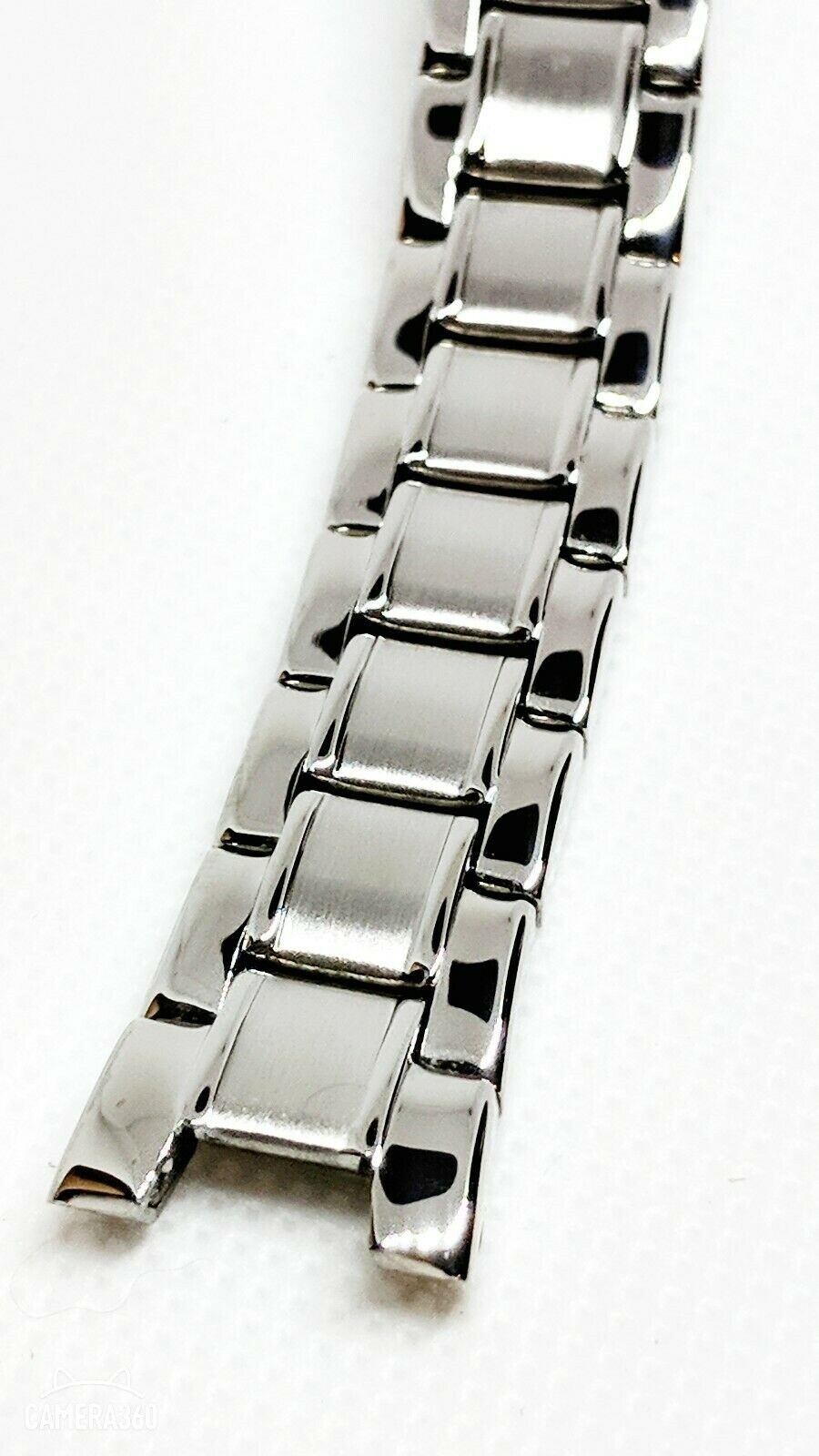 RELIC Stainless Steel Watch Parts Repair Replacement Band w/ Pins 15.5mm 7mm #24