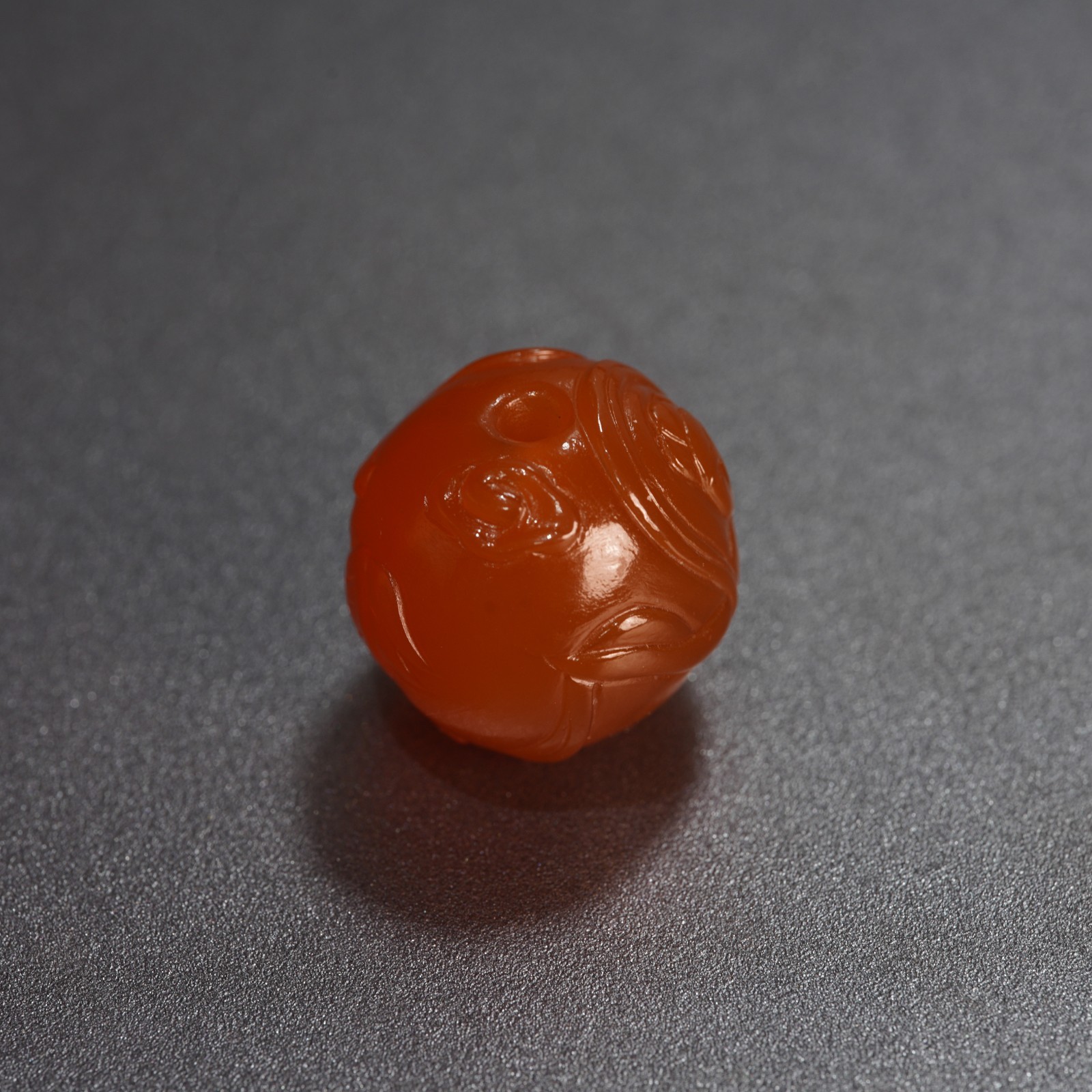 Hand Polished Agate Beads, Smooth Loose Beads for DIY Bracelet 10.4g
