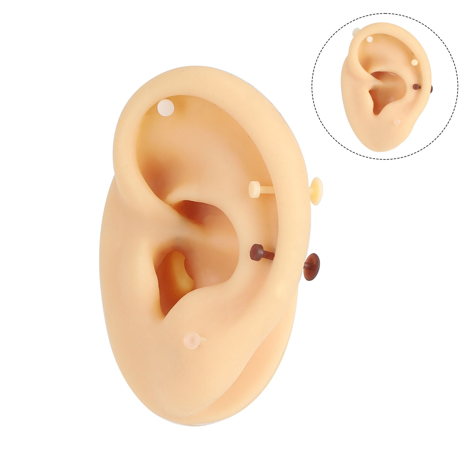 10PCS 16G Push Top Earring Piercing Flat Lip Rings Labret Retainer 8mm/10mm Bar