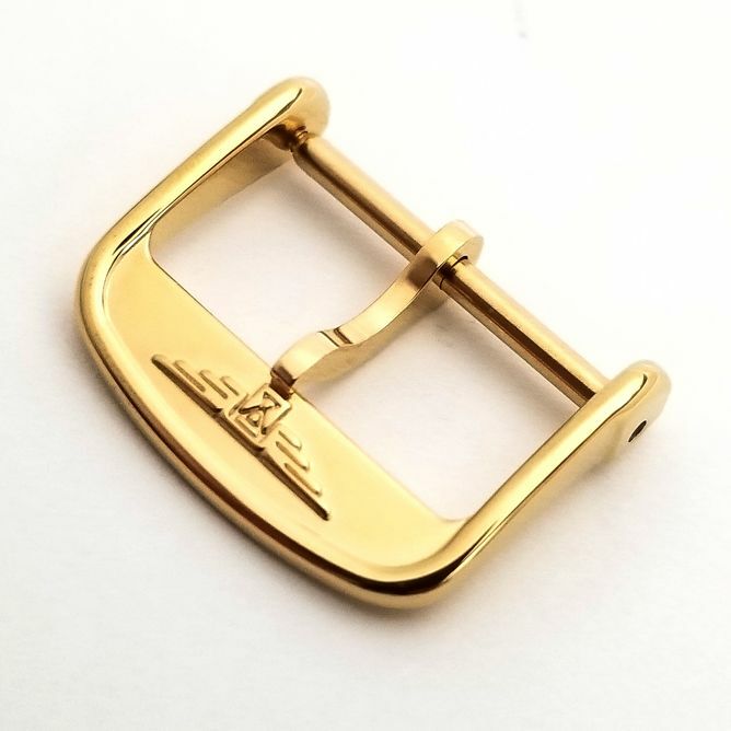 Longines Original Gold Plated Replacement 16mm Tongue Buckle OEM for Longines wa