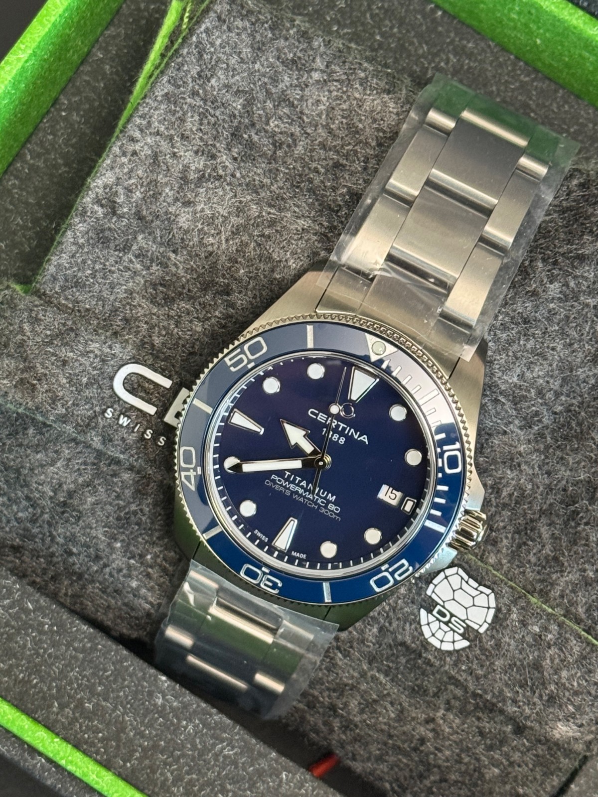 Certina DS Action Diver 40.5mm Blue Dial Men’s Watch C0484074404100