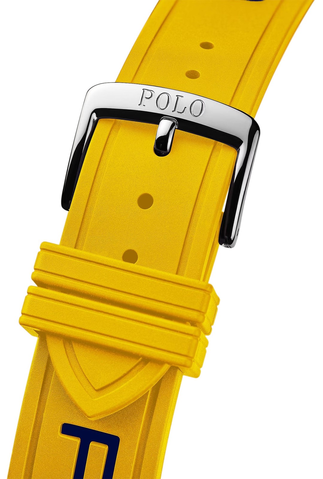 Ralph Lauren Polo Watch Automatic Steel Yellow Rubber Mens Watch 472933616002