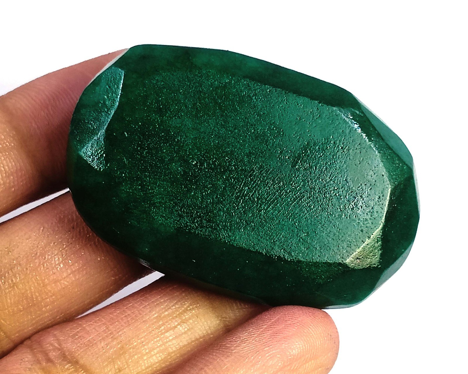 Beautiful Quality Natural Green Emerald 106 Ct Oval Shape IGL Gemstone 6AHL