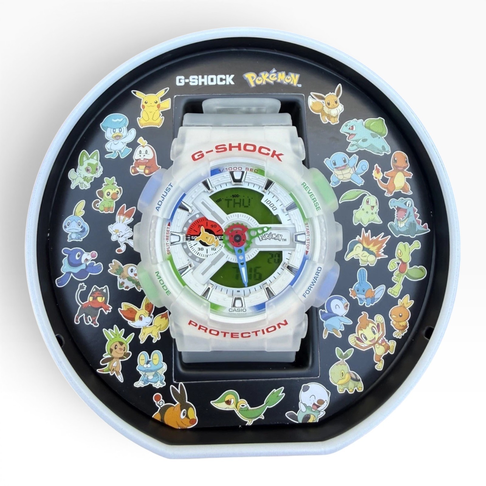IN HAND CASIO G-SHOCK X POKEMON GA110PKM-7A 30TH ANNIVERSARY WATCH – IN HAND