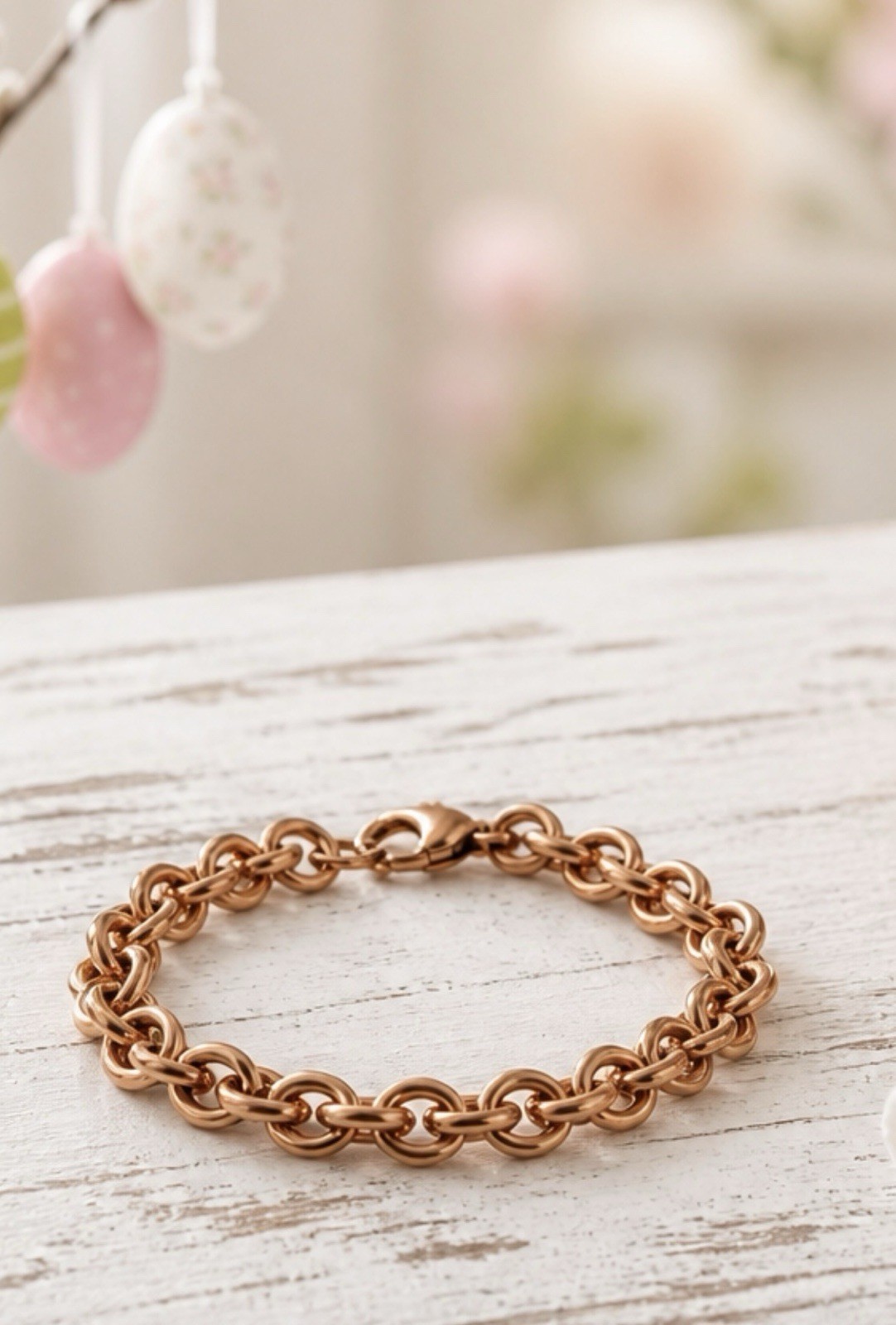 Solid copper bracelet CB557G – 3/8″ wide. Available in 8 to 11 inch lengths.