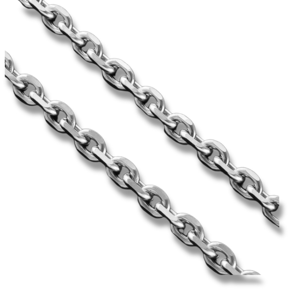 Cable Link Necklace Stainless Steel 7/10/12mm Chain Men’s Women’s Jewelry