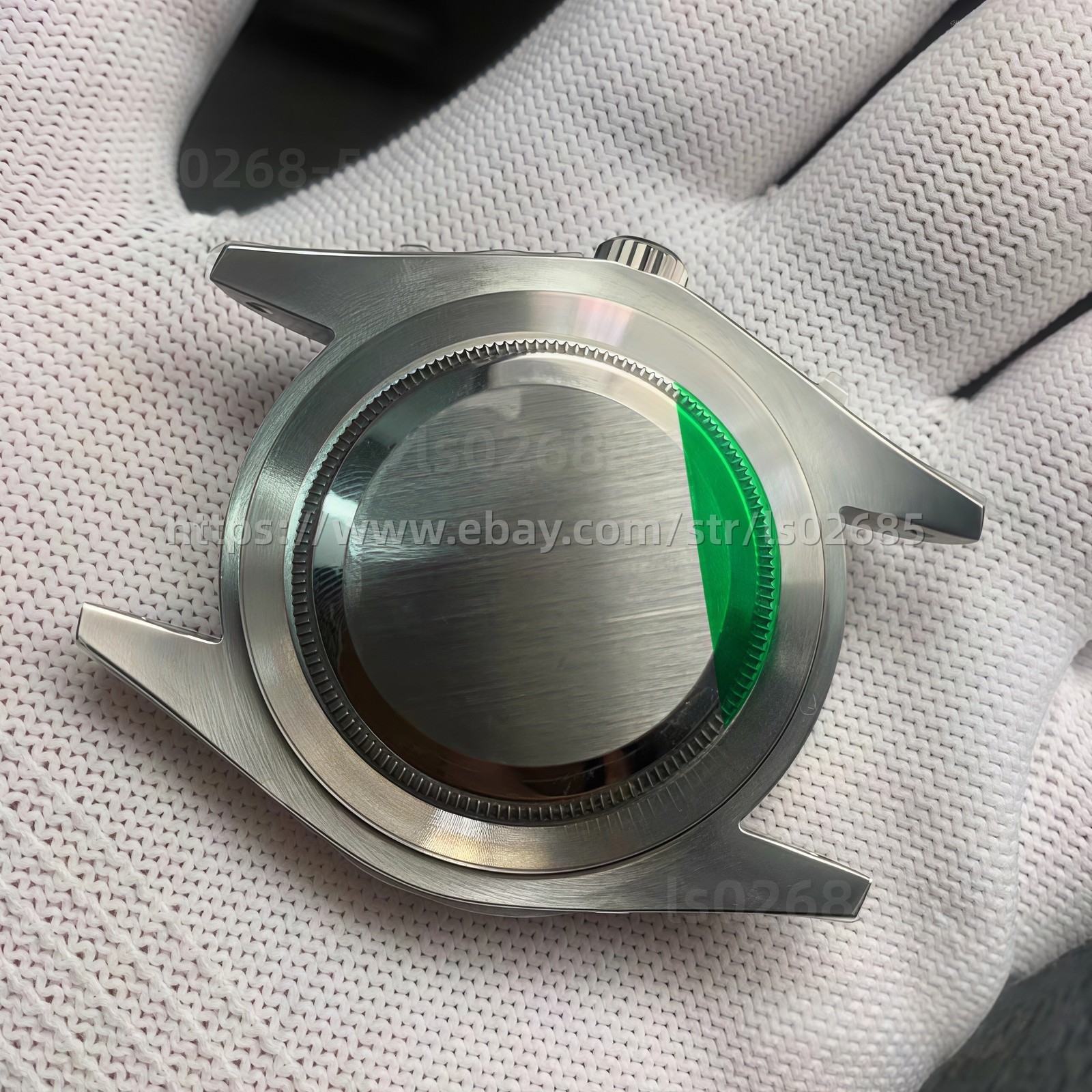 DIY SET for 2824 watch case + dial + hands + Stainless Steel Strap sapphire 41mm