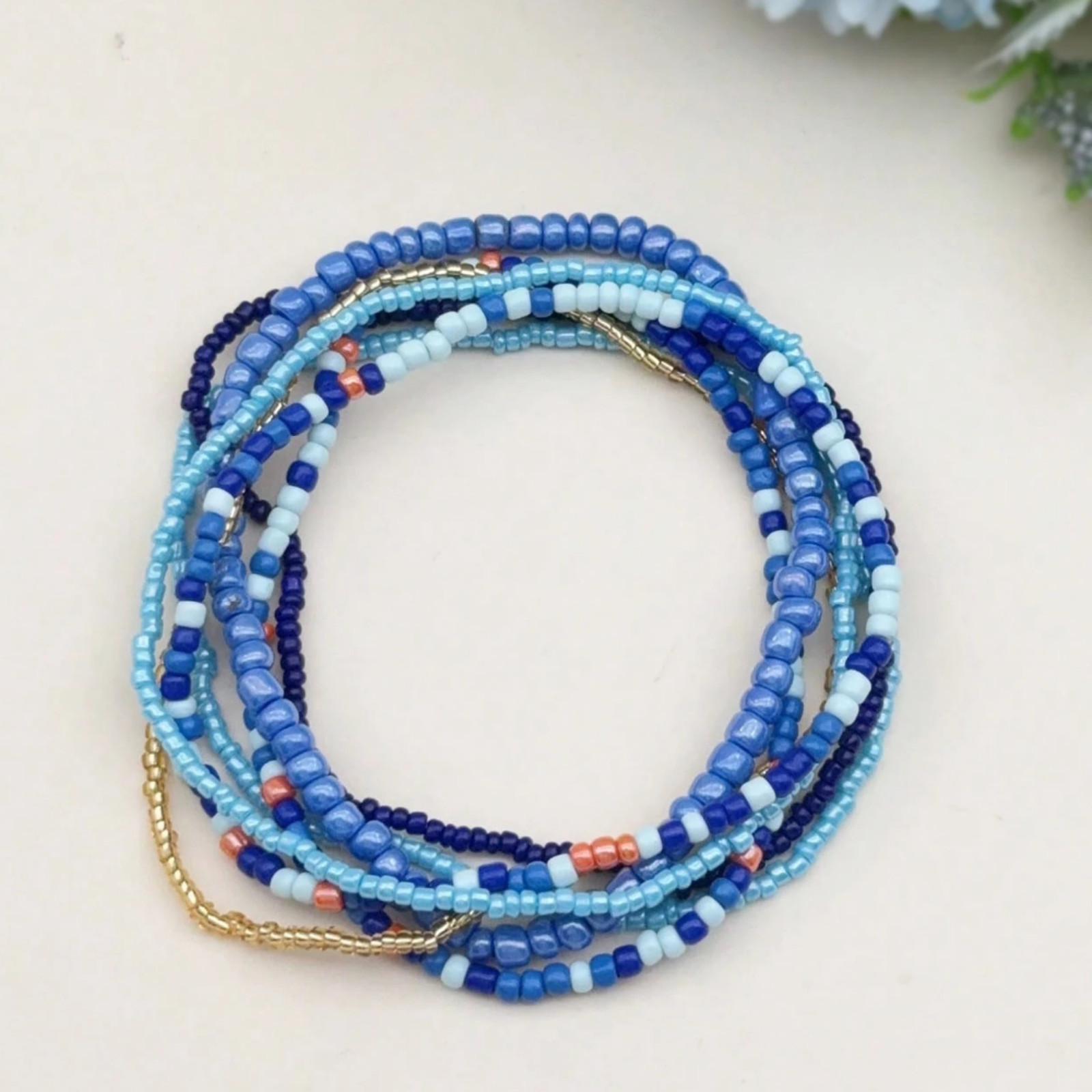 Boho Handmade Beaded Anklet Bracelet Adjustable Beach Summer Anklet for Women US