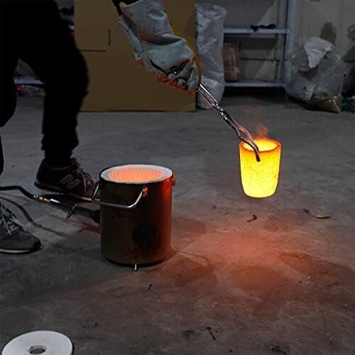 Premium Black Graphite Crucible, Silicon Carbide Clay Furnace Cup – 1800℃/3272℉