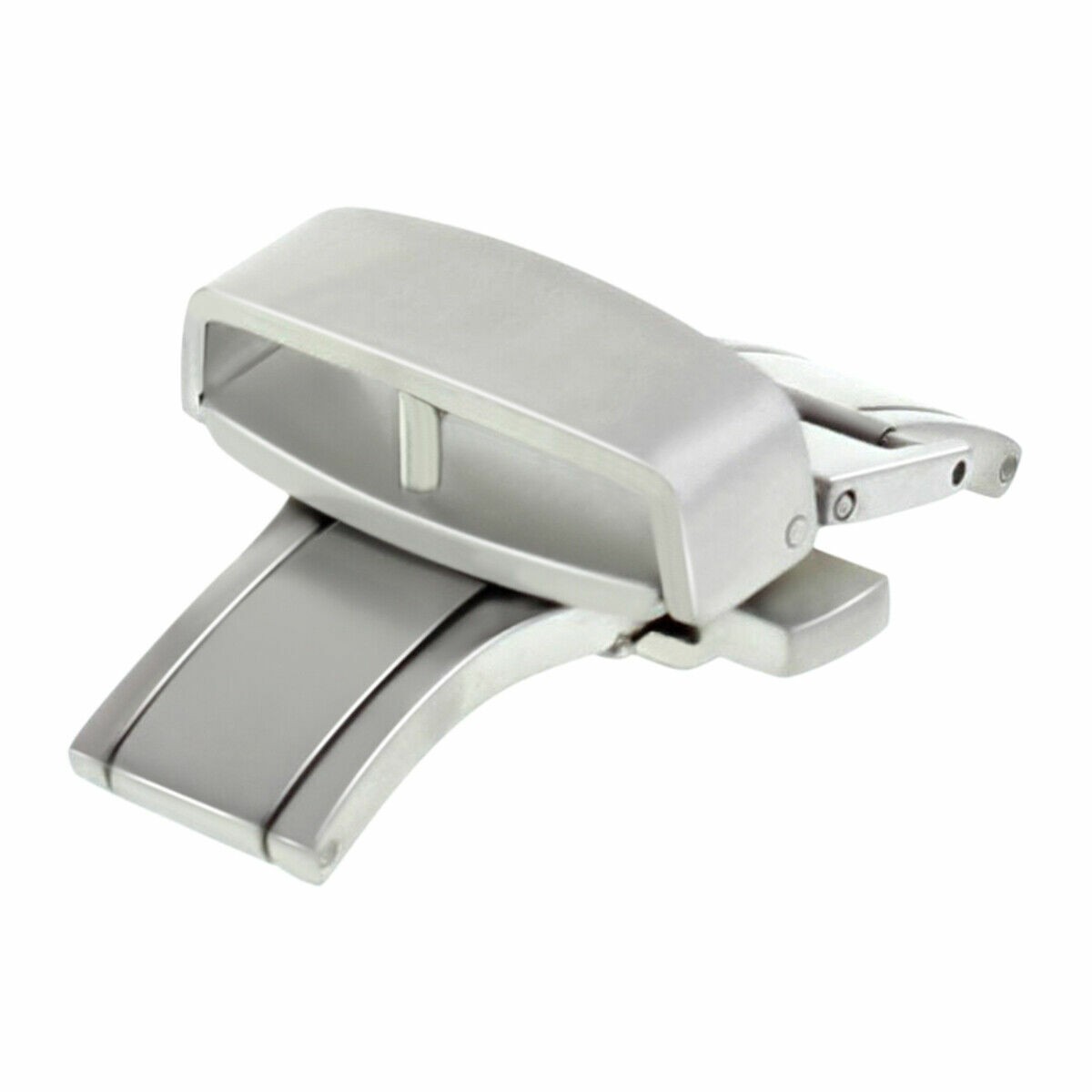 22MM DEPLOYMENT BUCKLE CLASP FOR THICKER LEATHER STRAP 3.5MM-5.5MM THICKNESS