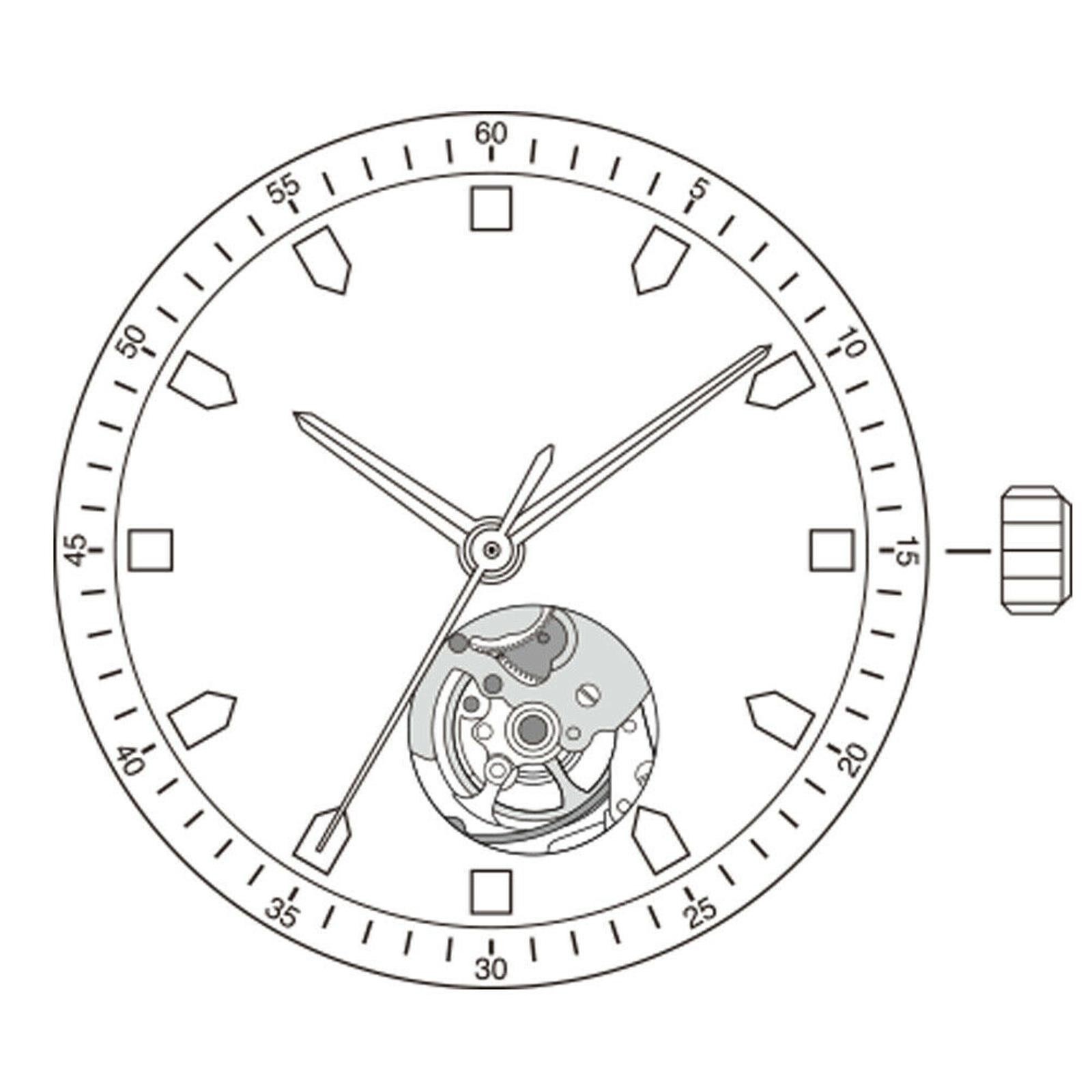 3-Hand 24Jewels Automatic Mechanical Movement For Miyota/Citizen 90S5 Watch E