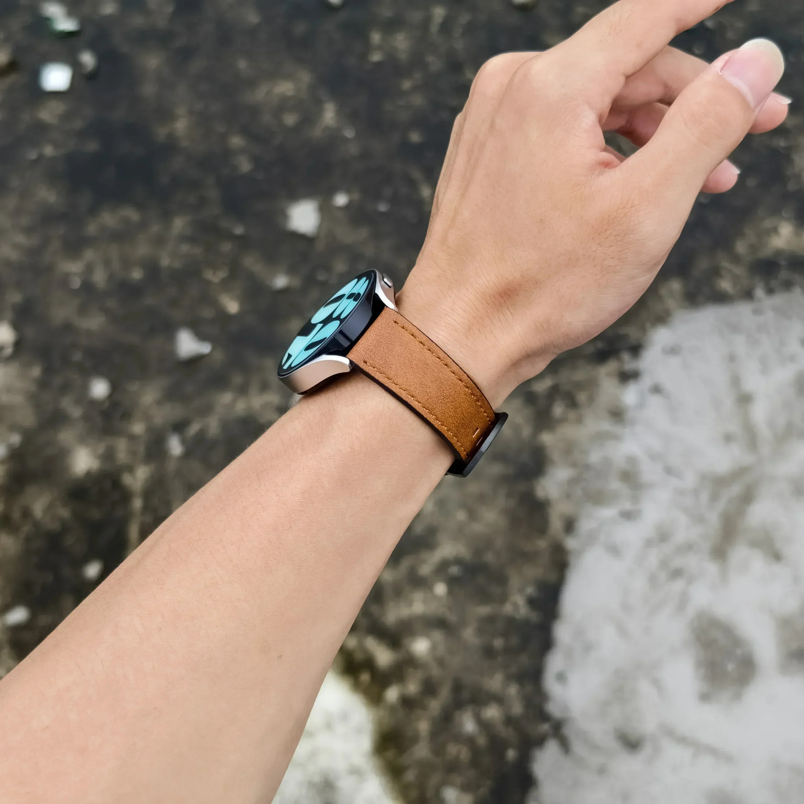 22Mm 20Mm Leather Strap for Xiaomi Redmi Watch 3/5 Active/ 3/5 Lite Soft Band fo