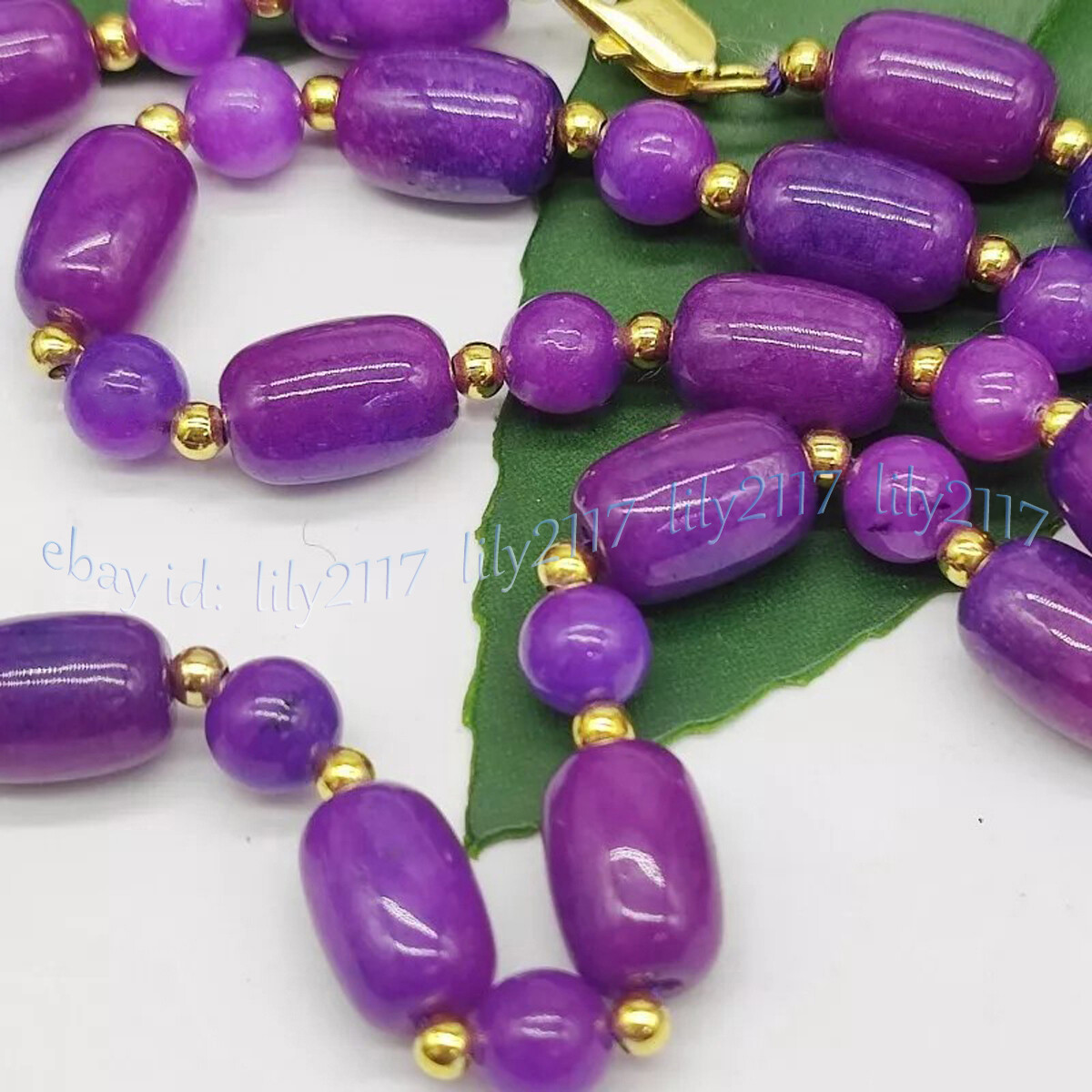 8x12mm Natural Purple Sugilite Barrel Round Gemstone Beads Necklace 14-48”