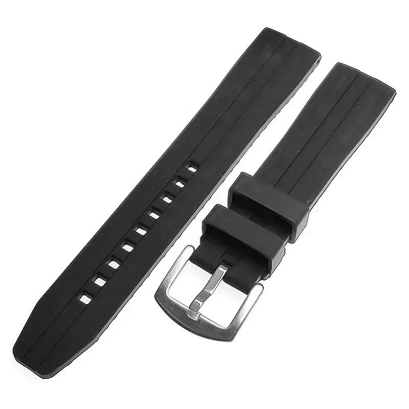 New Extra Long Silicone Watch Strap Band 20-22mm/14+9cm Length For Large Wrist
