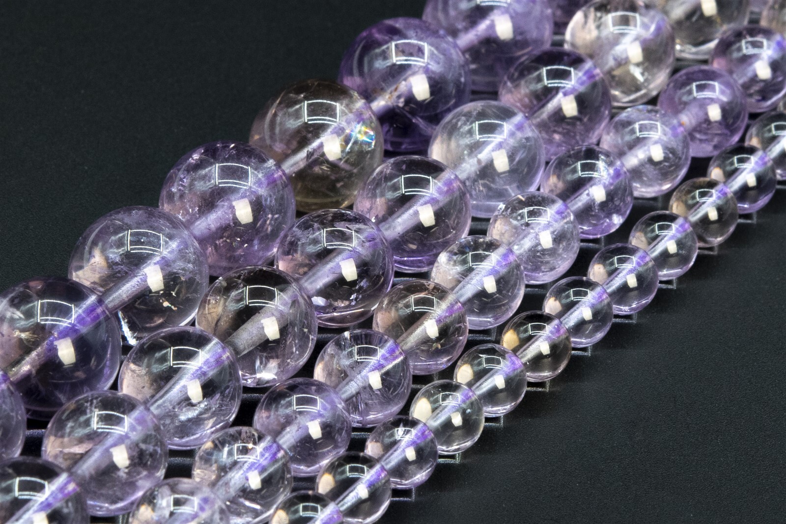 Genuine Natural Ametrine Beads Grade AA Round Gemstone Loose Beads 6/8/10/12MM