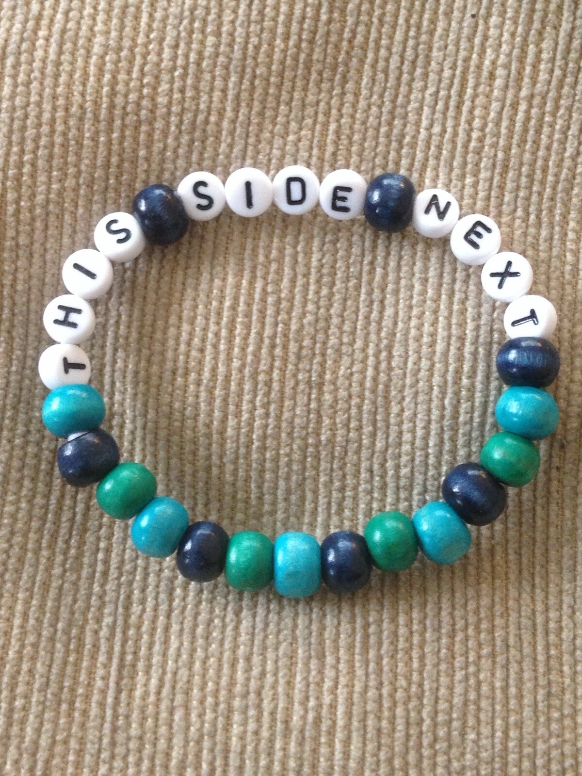 Child’s lost found security safety identity Id bracelet mobile telephone number